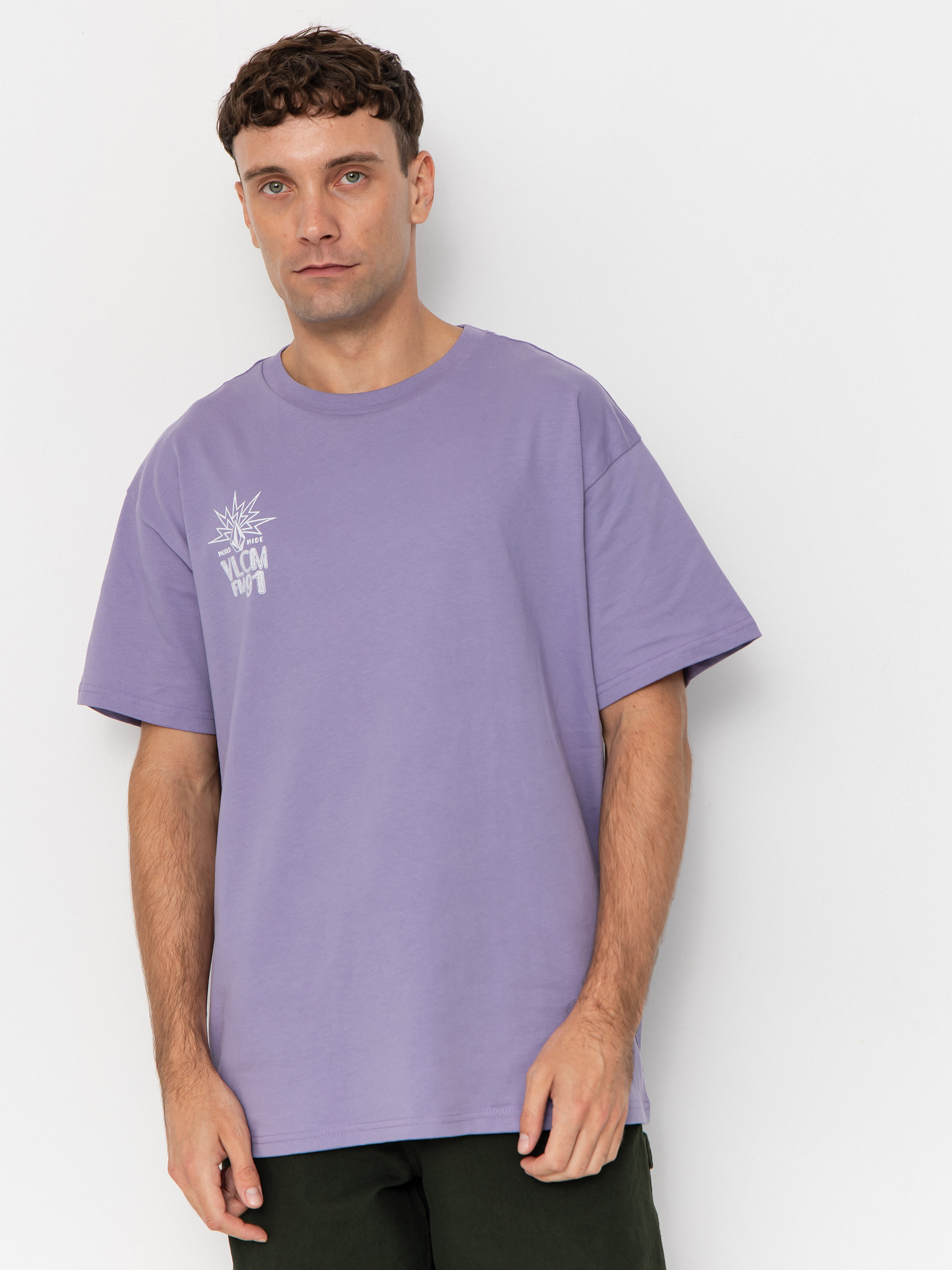 Tricou Volcom Tune In (purple ash)