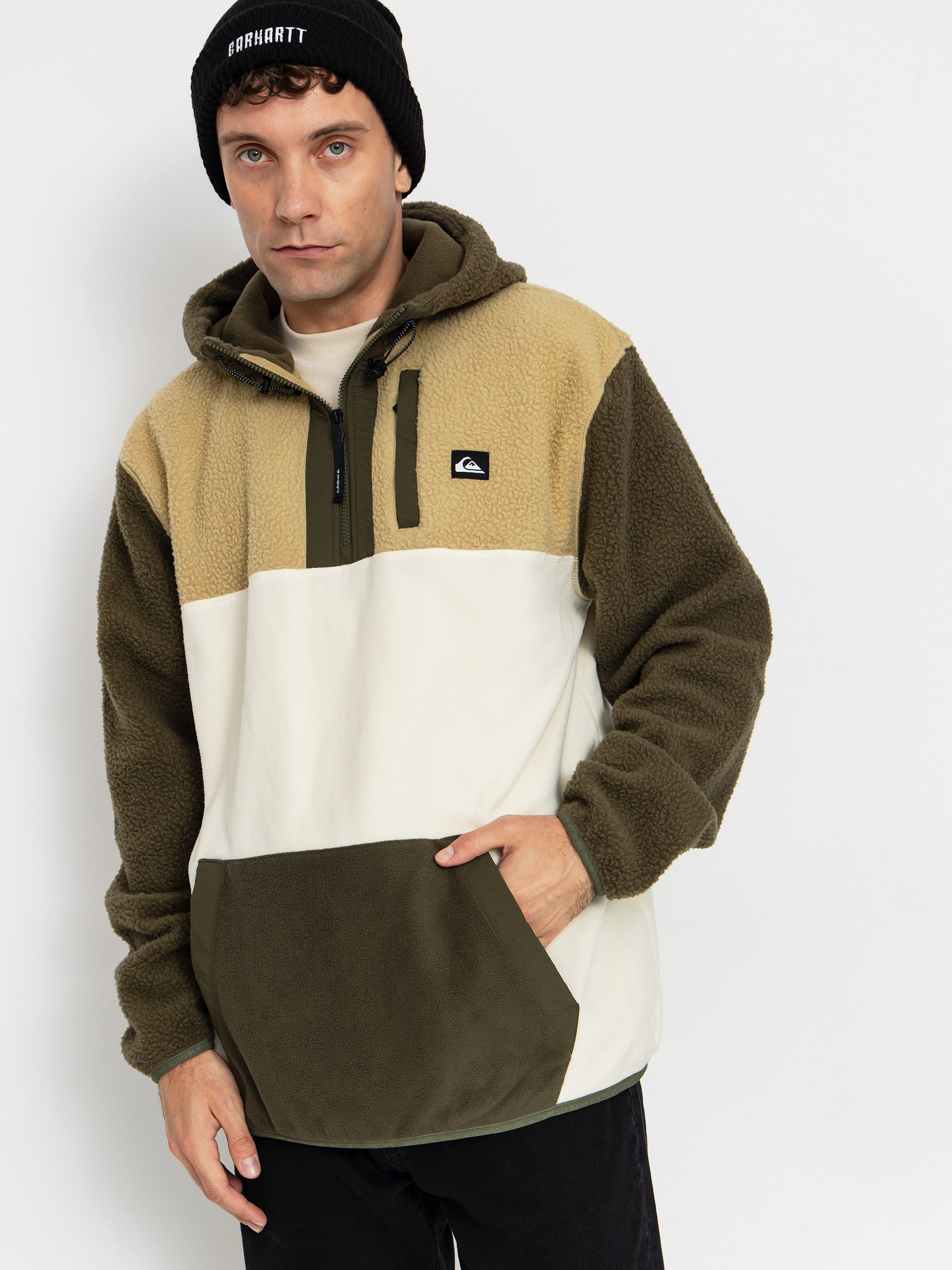Hanorac din fleece Quiksilver Ocean View Mix Up Hoody