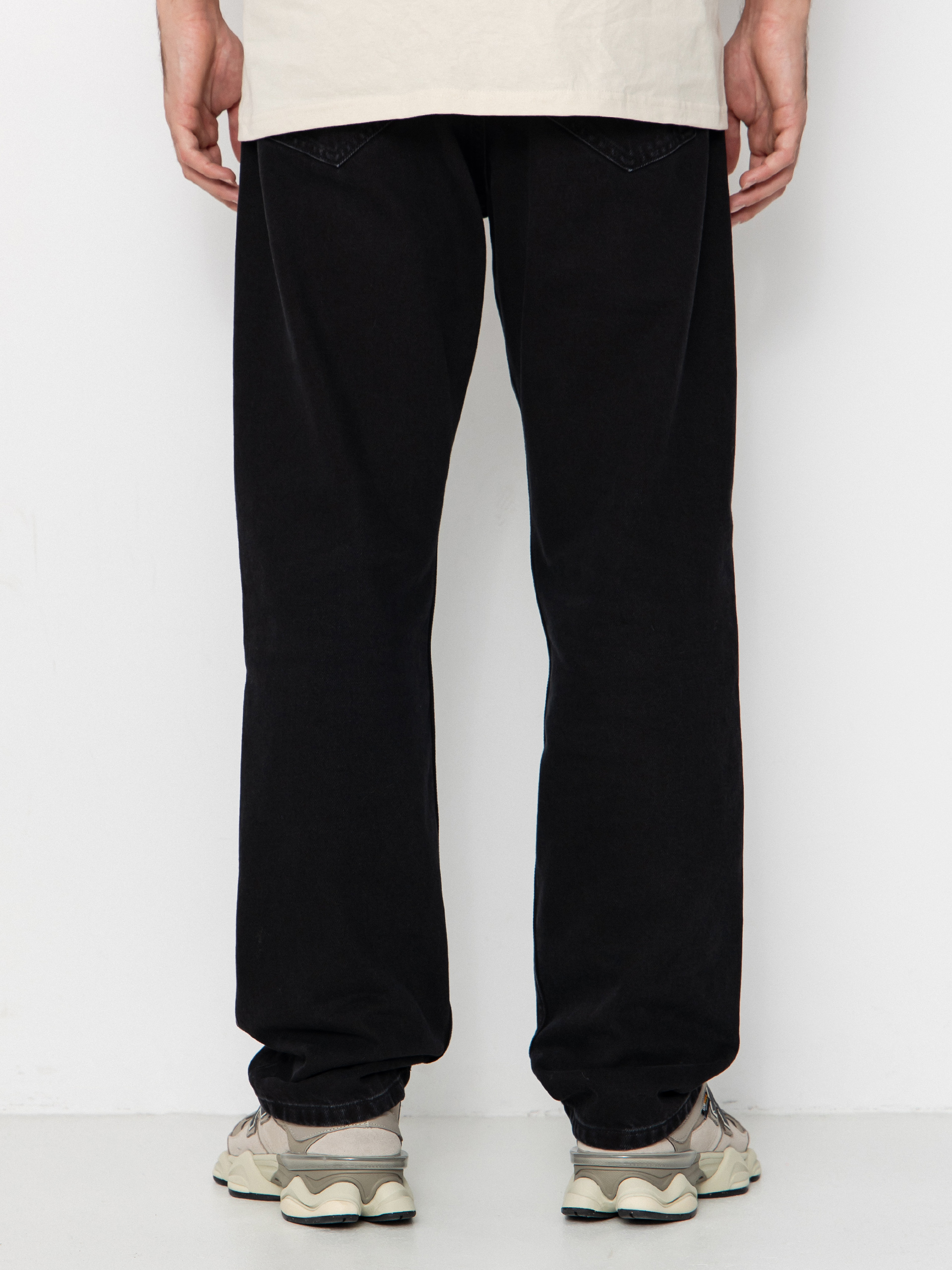 Pantaloni Carhartt WIP Nolan (black/stone washed)