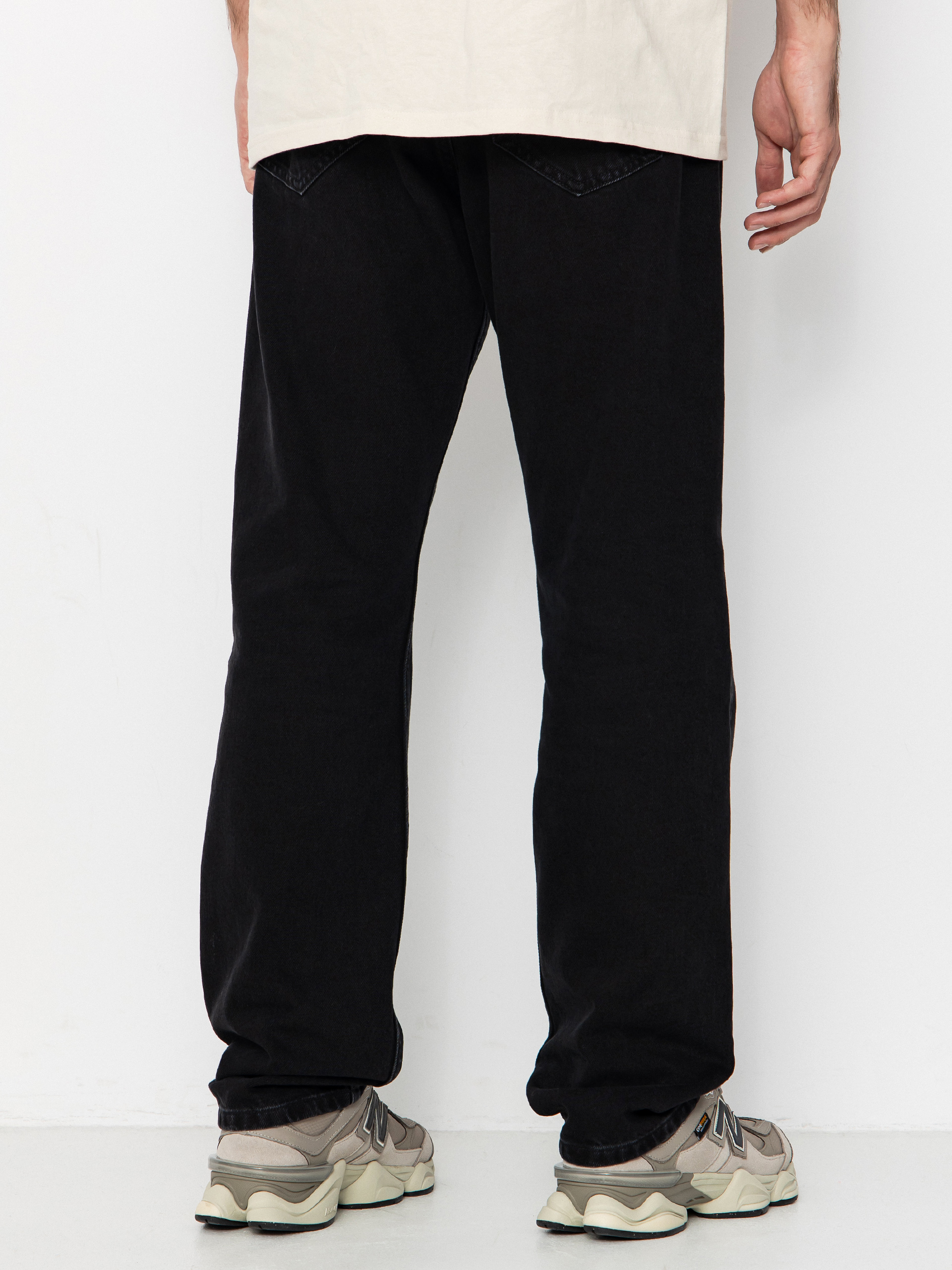 Pantaloni Carhartt WIP Nolan (black/stone washed)