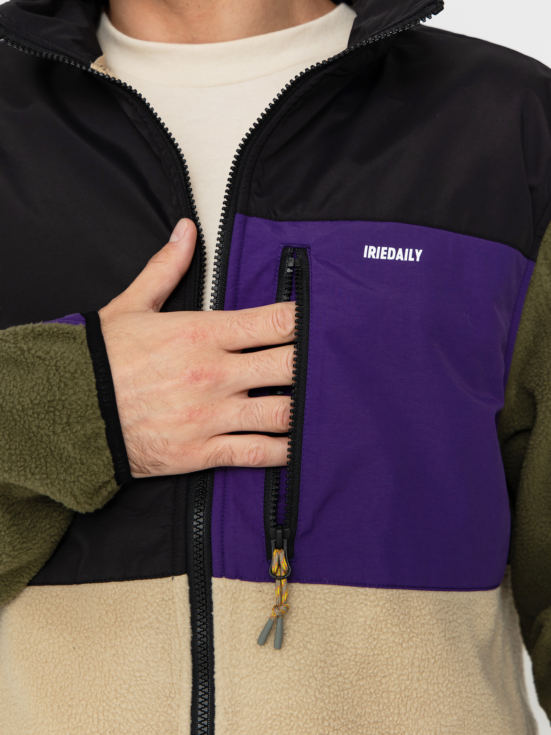 Geacă Iriedaily Auf Deck Fleece (deep purple)