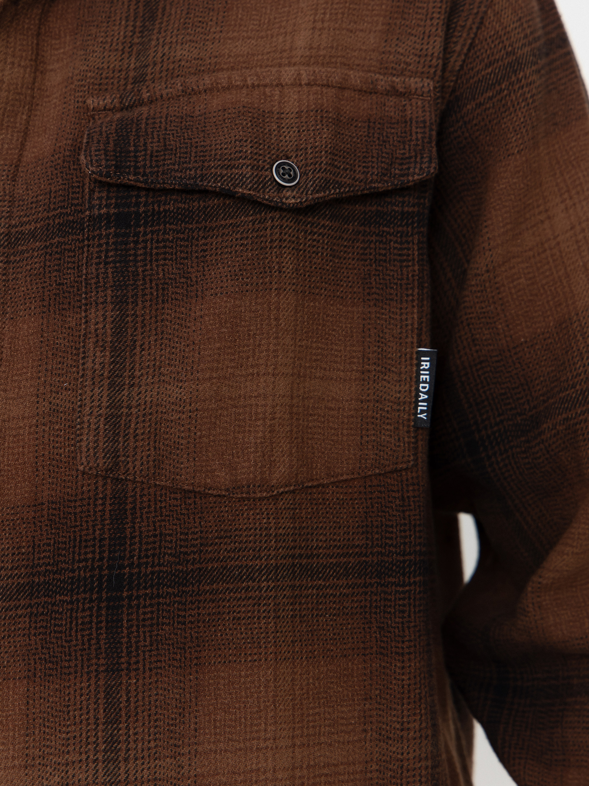 Cămașă Iriedaily Rosomako Eco (dark coffee)