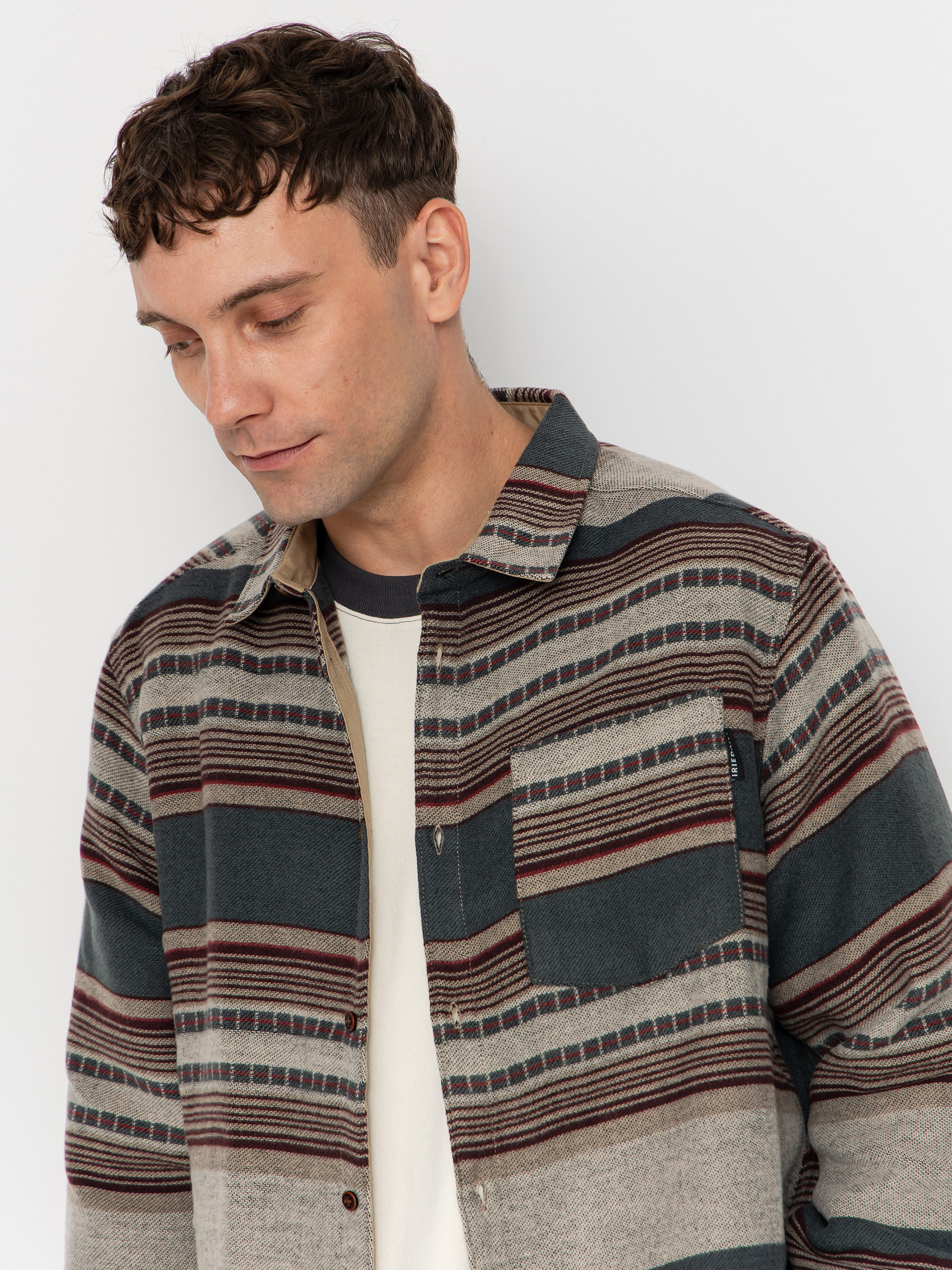 Cămașă Iriedaily Santania (khaki green)