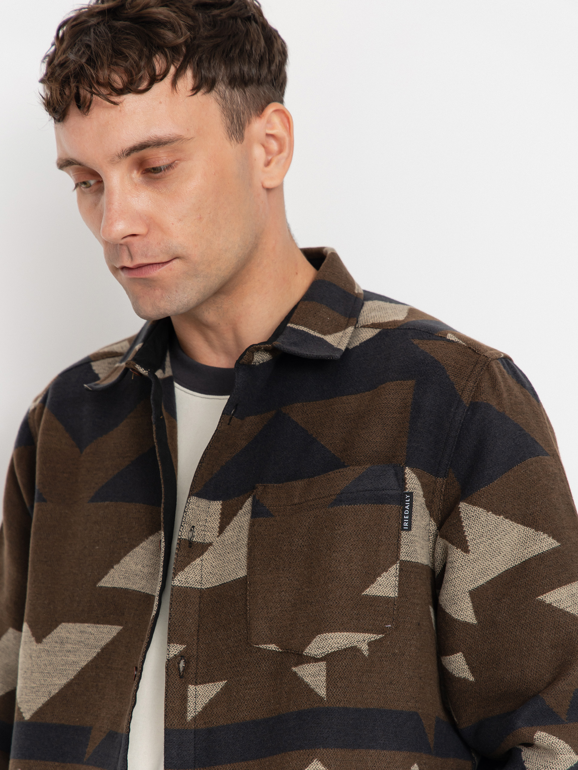 Cămașă Iriedaily Santania (dark coffee)