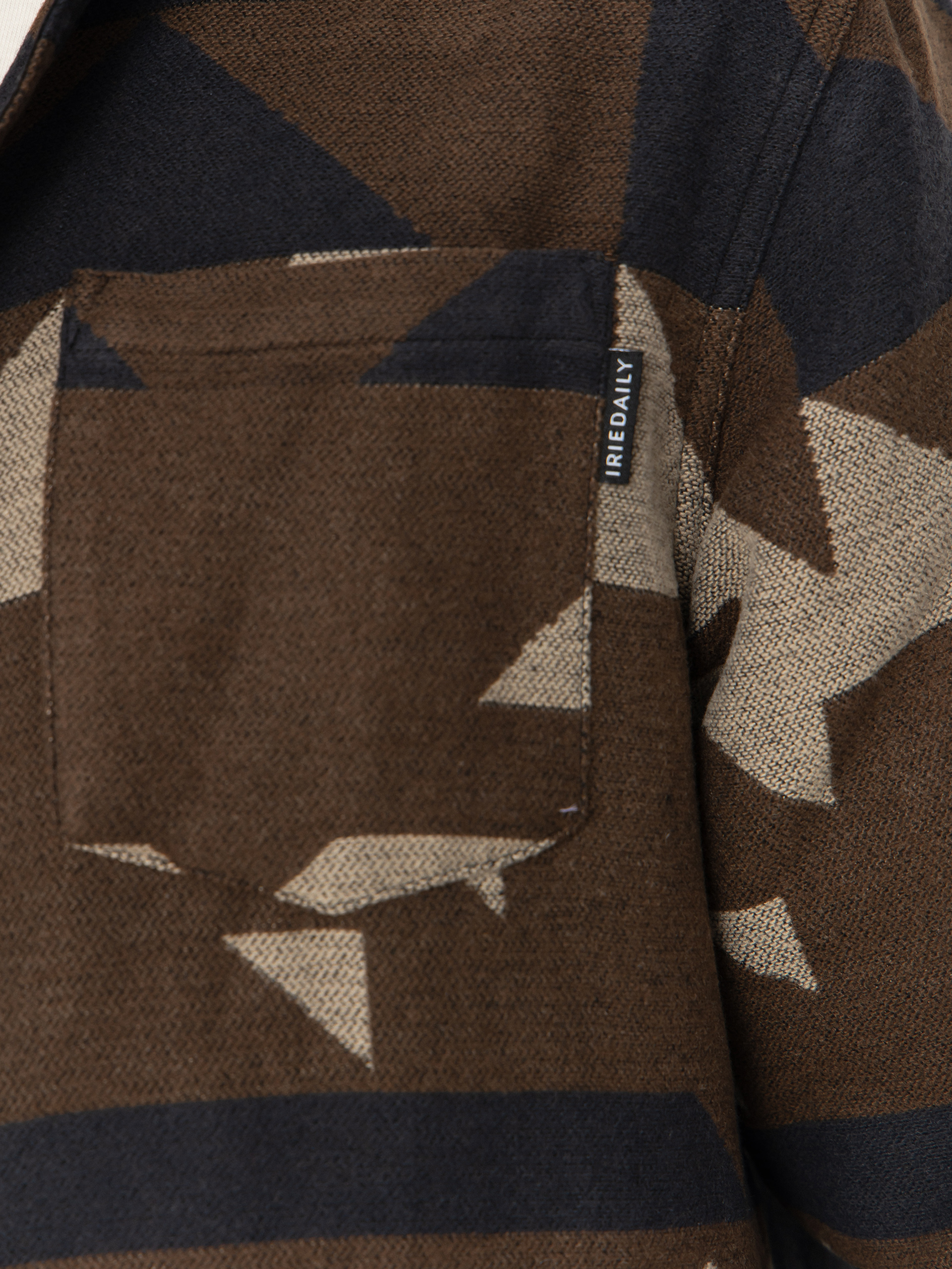 Cămașă Iriedaily Santania (dark coffee)