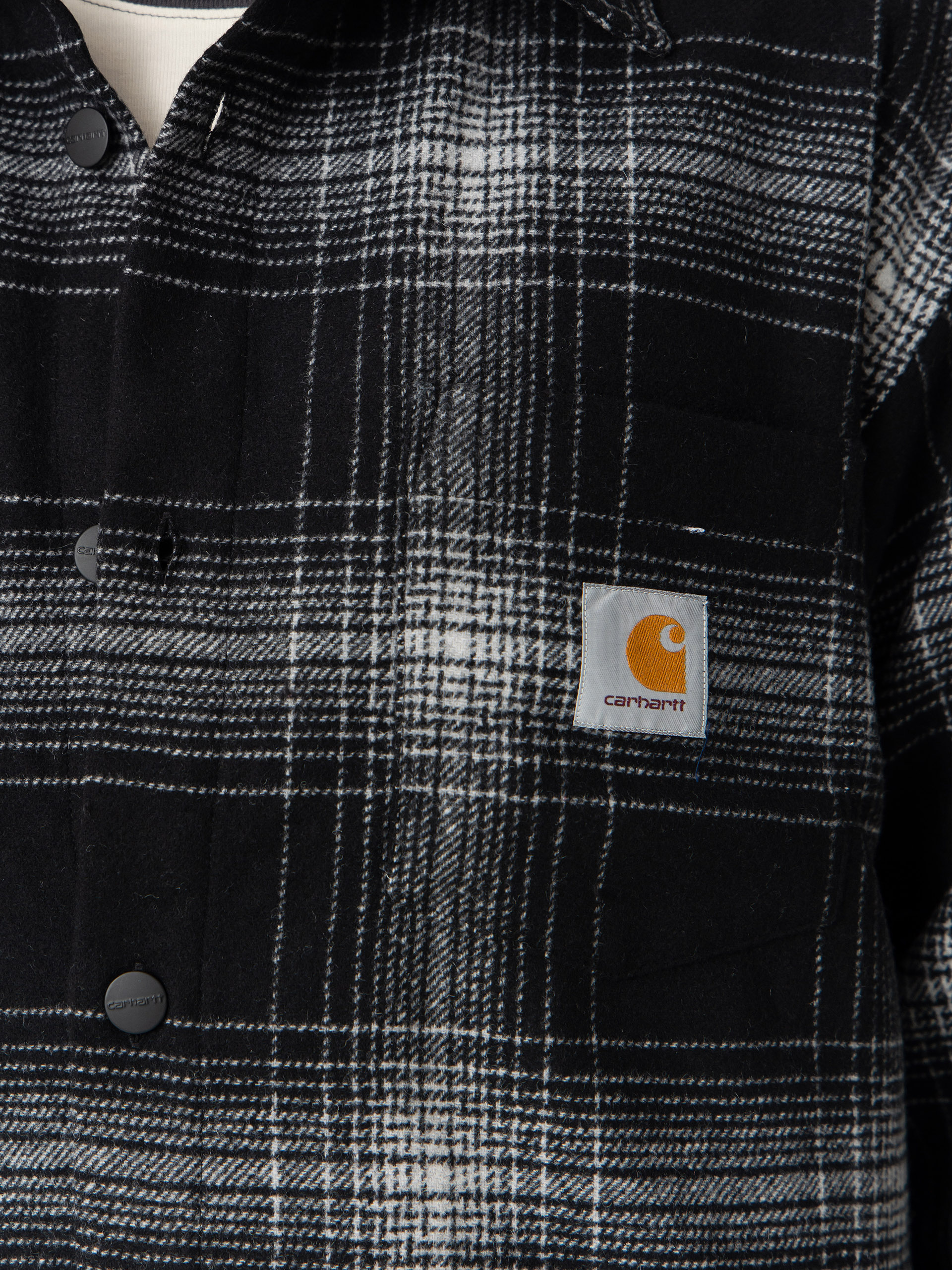Geacă Carhartt WIP Brennan (brennan check/black/wax)
