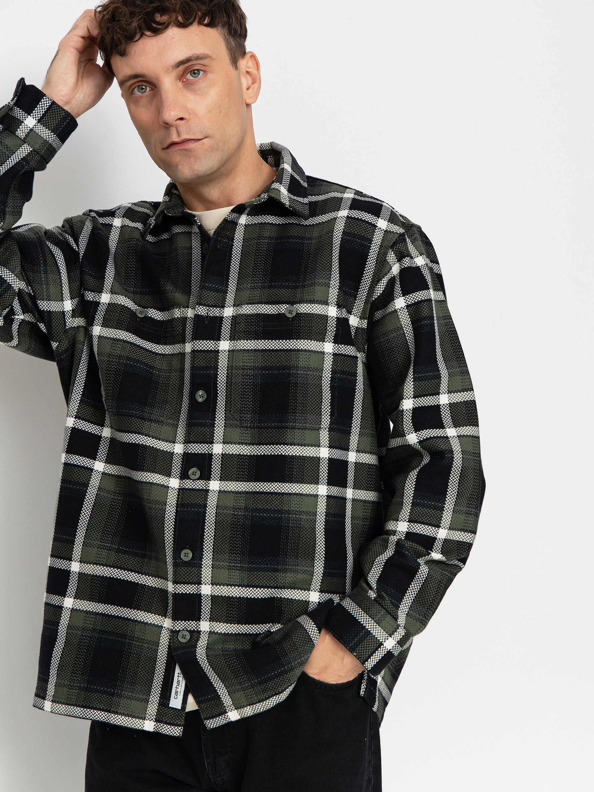 Cămașă Carhartt WIP Vaughn (vaughn check/opuntia)