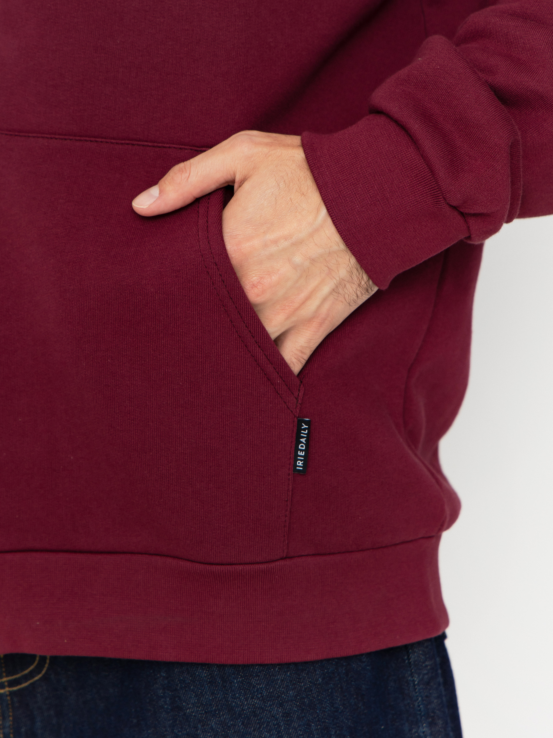 Hanorac cu glugă Iriedaily Mini Flag 2 ZHD (wine)