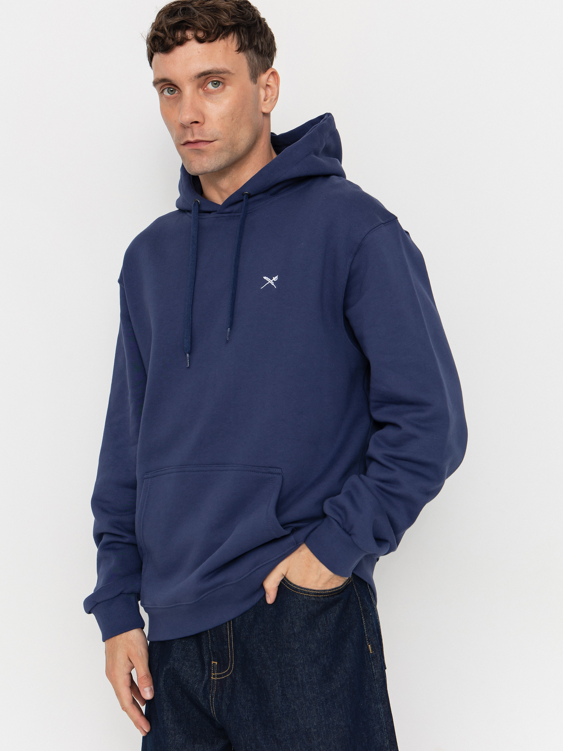 Hanorac cu glugu0103 Iriedaily Mini Flag 2 HD (crown blue)