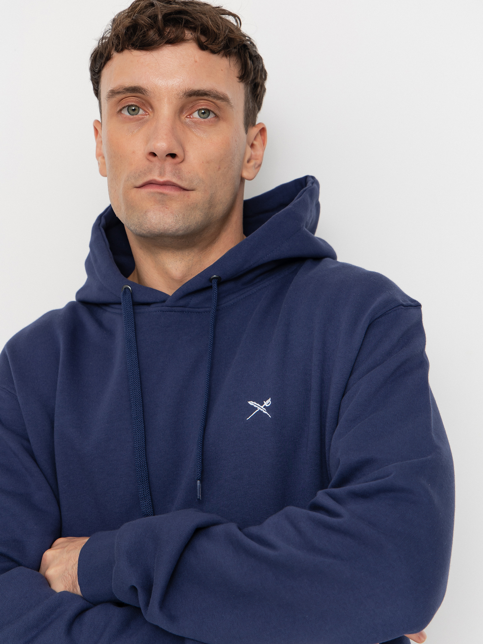 Hanorac cu glugă Iriedaily Mini Flag 2 HD (crown blue)