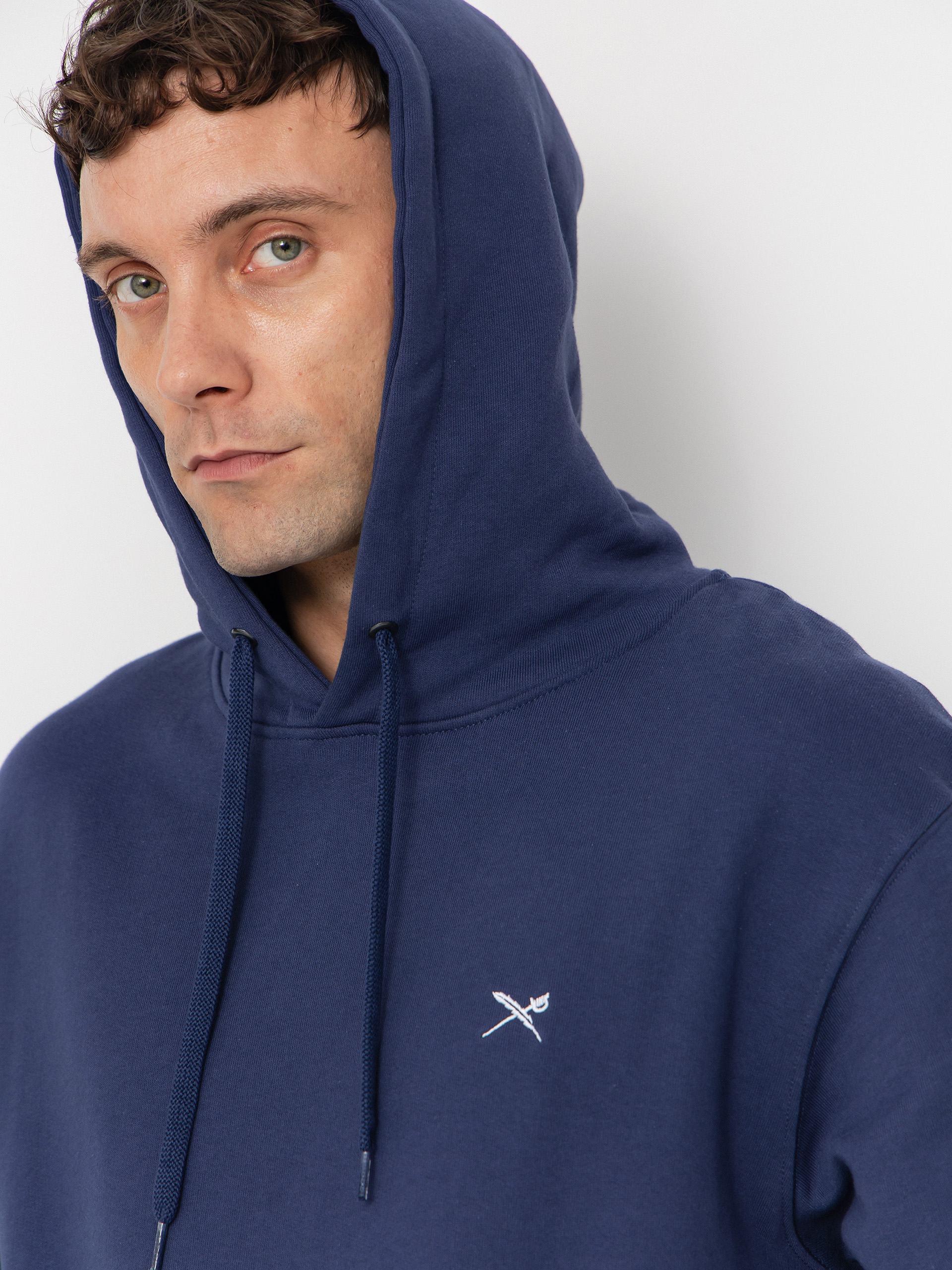 Hanorac cu glugă Iriedaily Mini Flag 2 HD (crown blue)