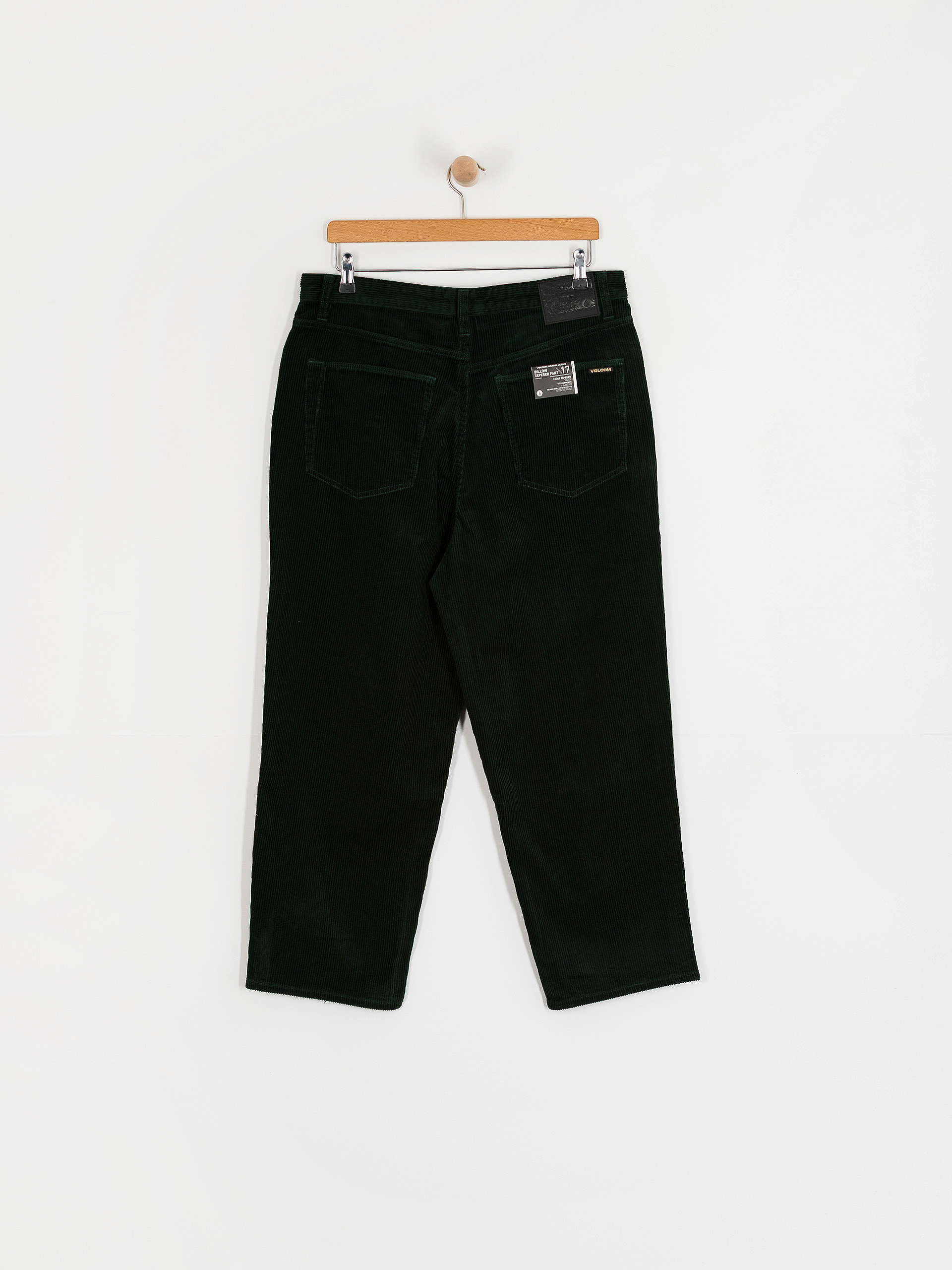 Pantaloni Volcom Billow Tapered Cord (scarab)