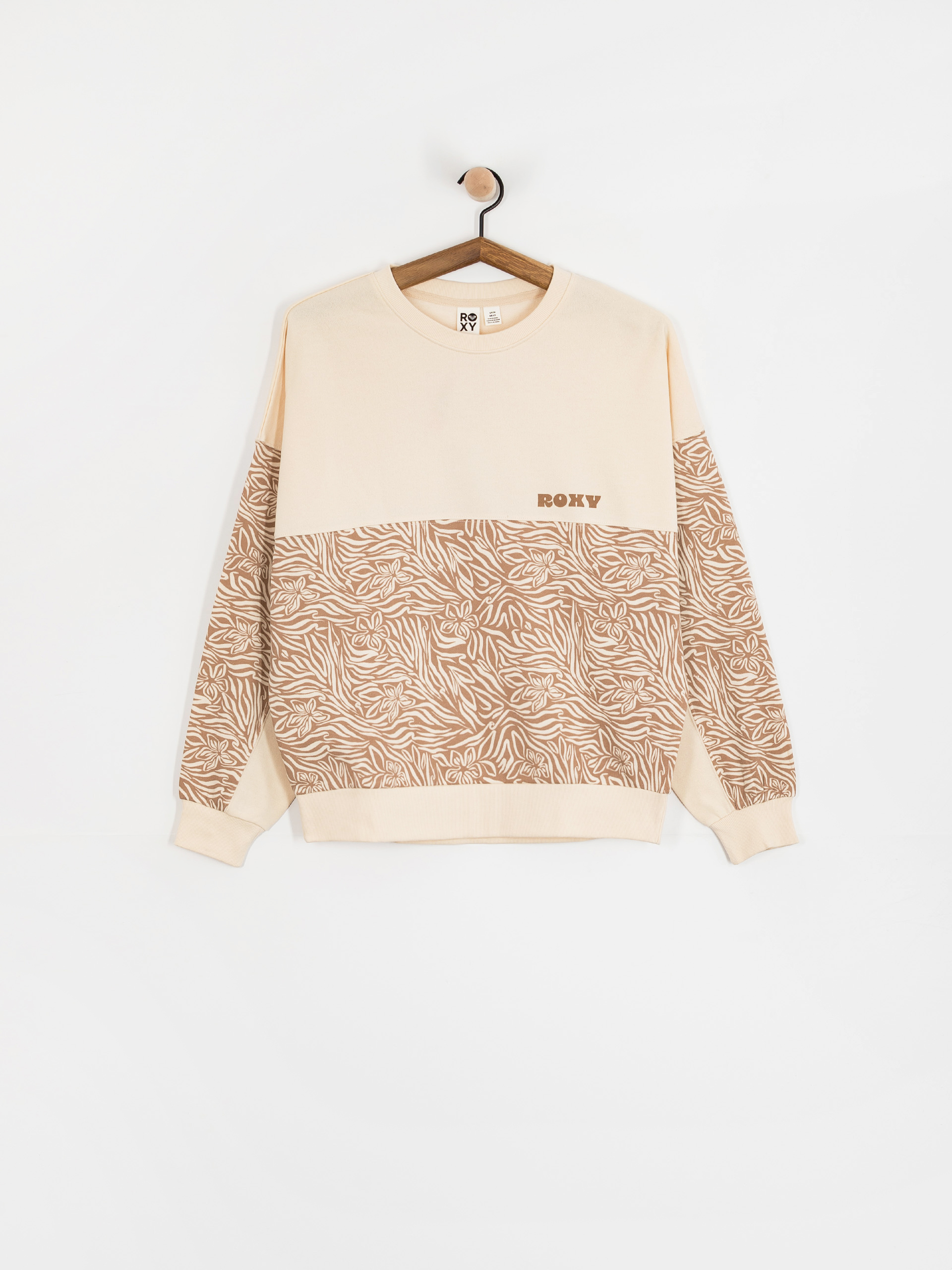 Hanorac Roxy Gone Wild Block Wmn (parchment animal floral)
