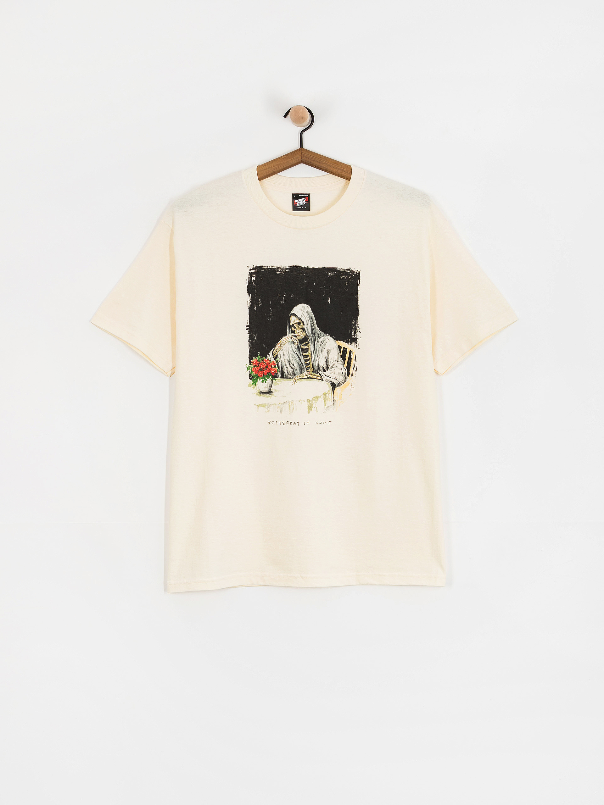 Tricou Deathwish Yesterday Is Gone (cream)