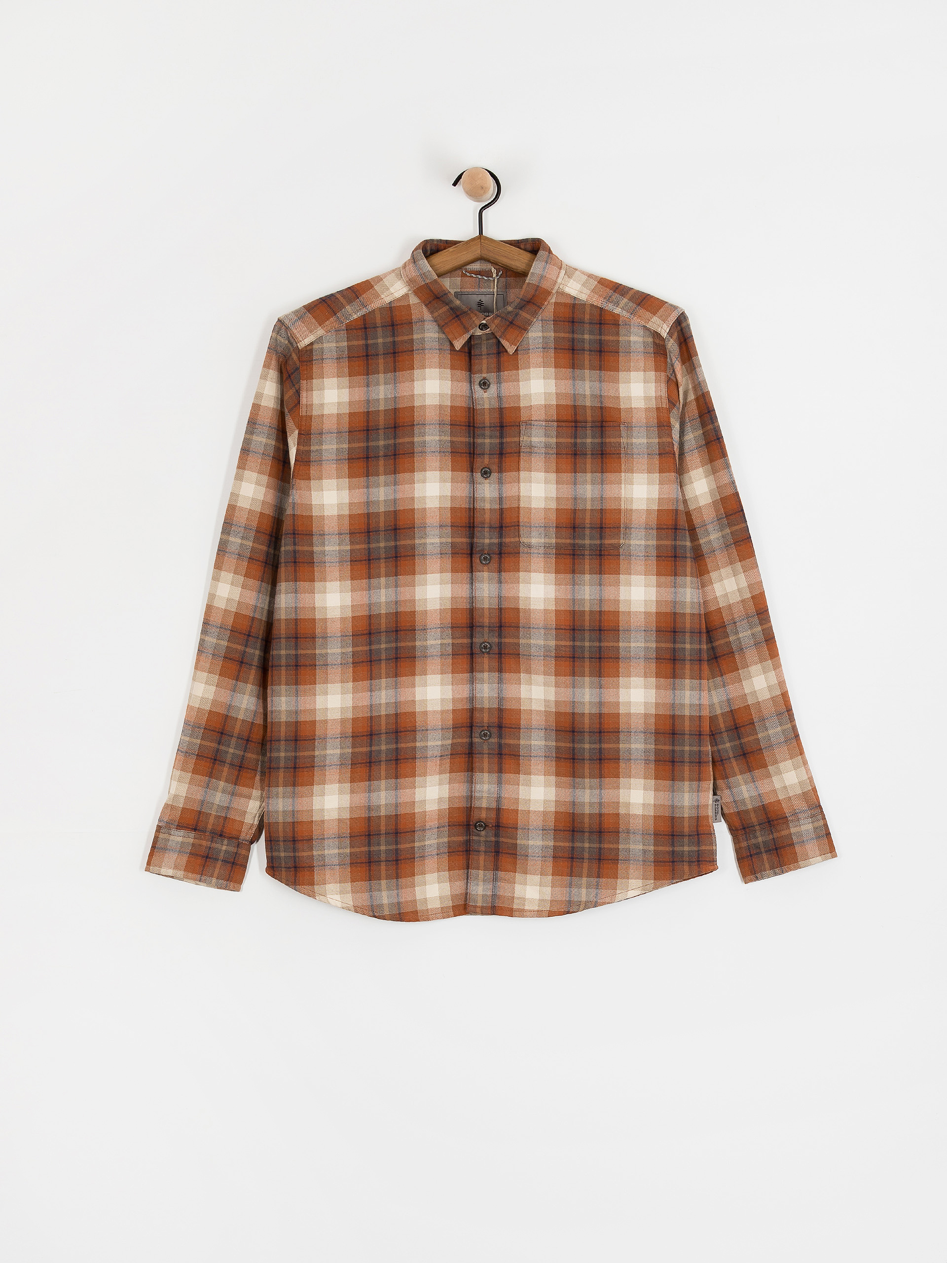 Cămașă Royal Robbins Lieback Organic Cotton Flannel (rust brown dipsea pld)