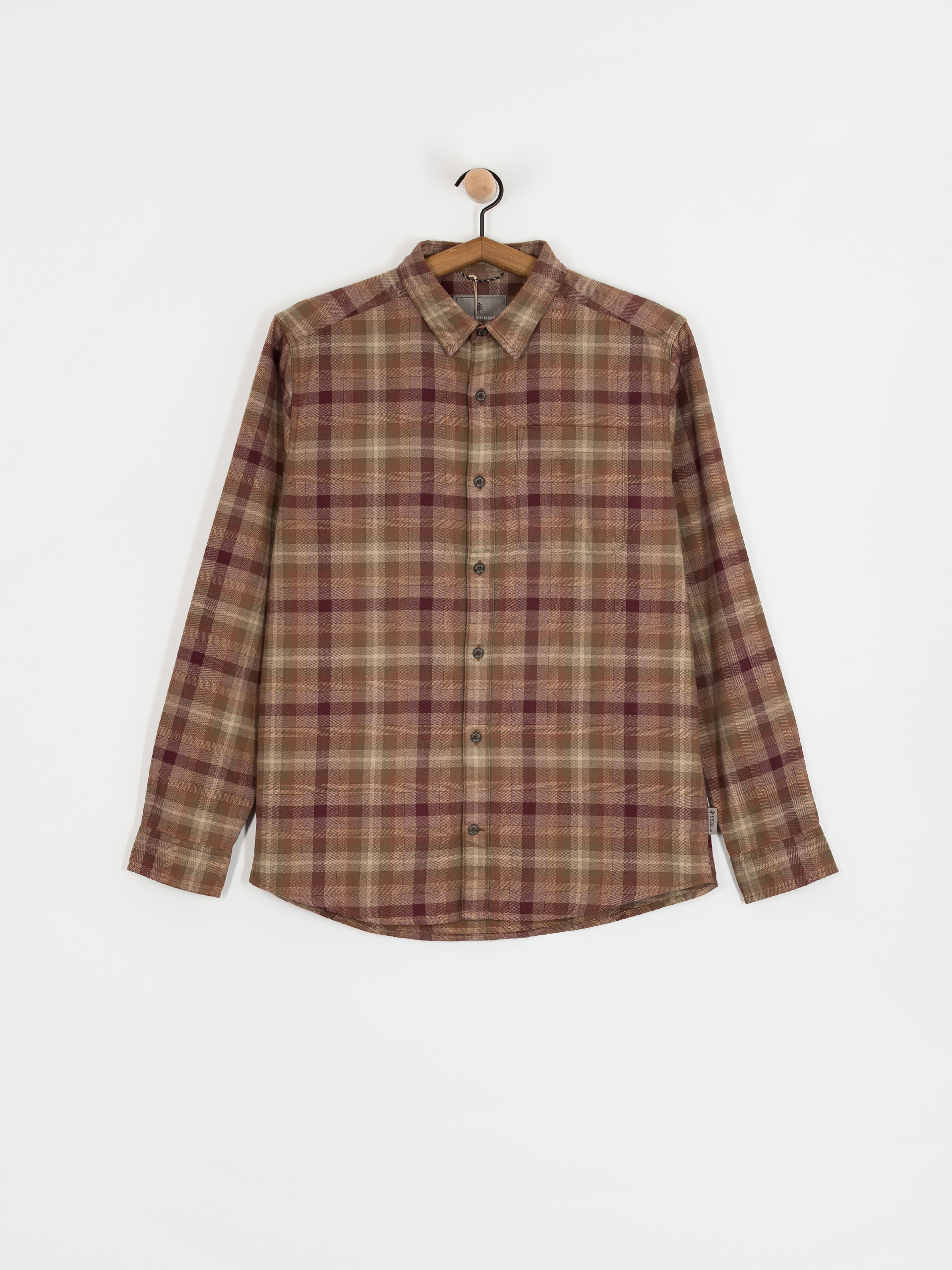 Cămașă Royal Robbins Lieback Organic Cotton Flannel (dusty olive dipsea pld)