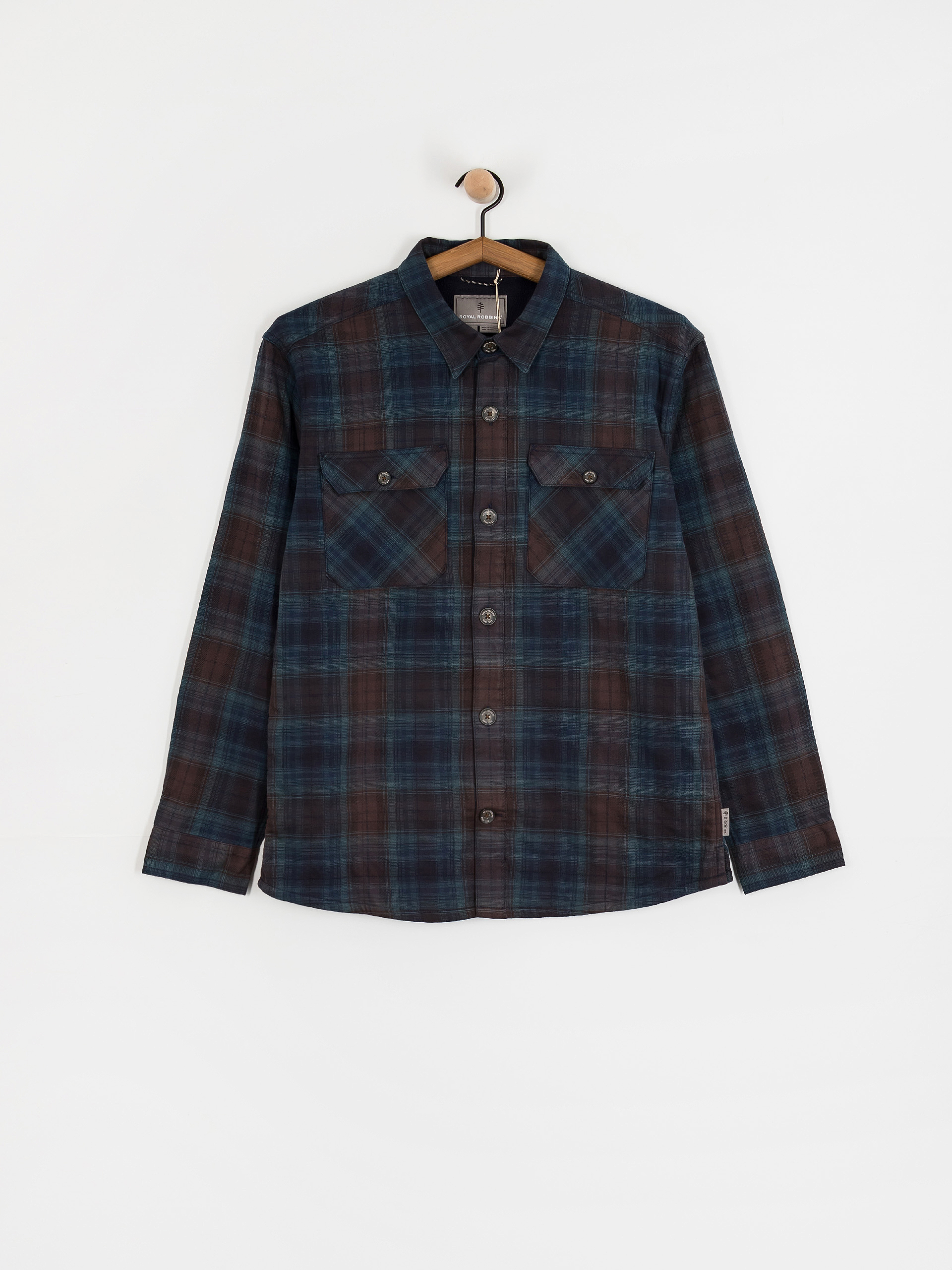 Cămașă Royal Robbins Snowcap Lined Flannel (naval tioga pld)