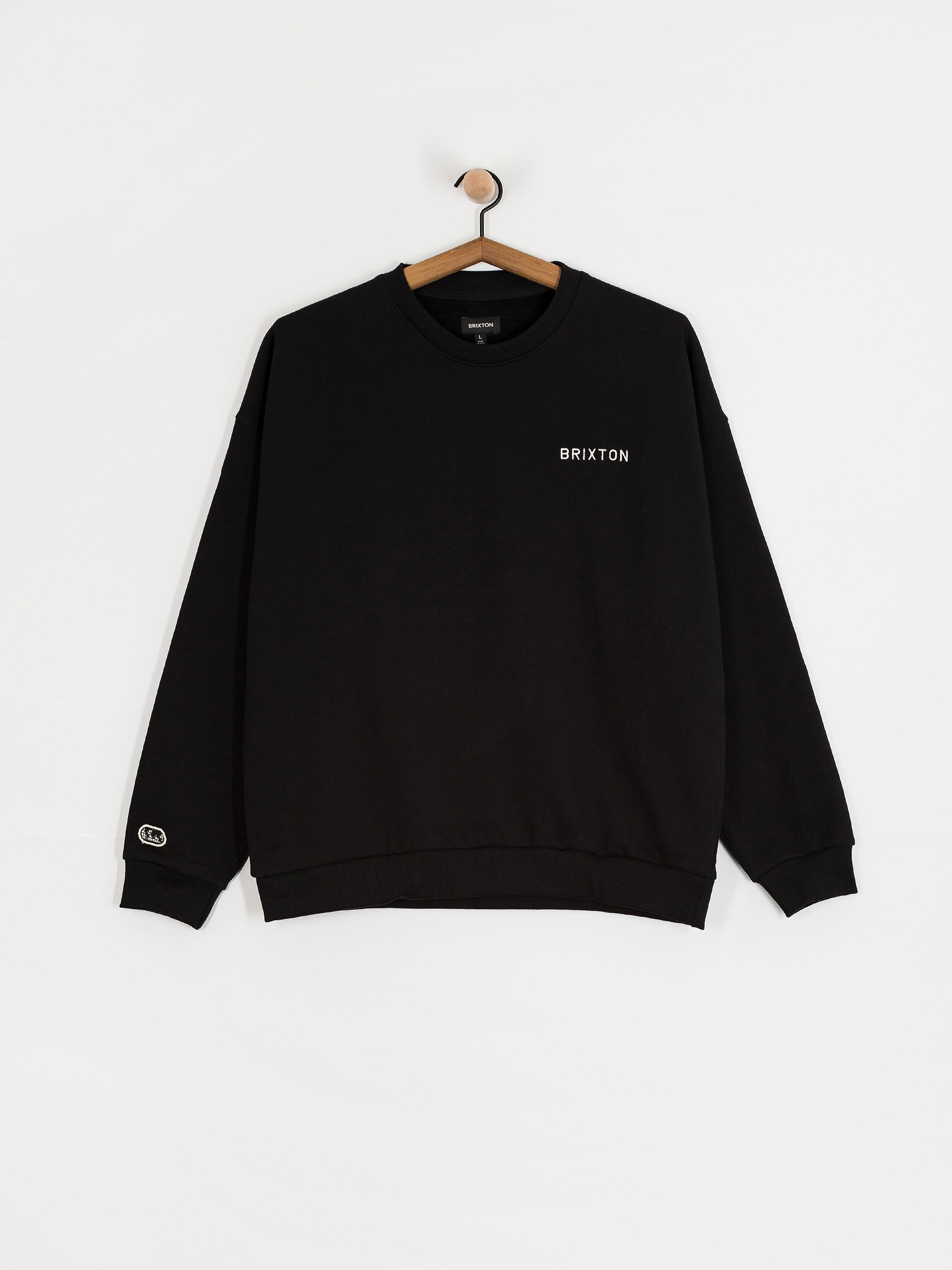 Hanorac Brixton Embroidered Heavy Weight (black)