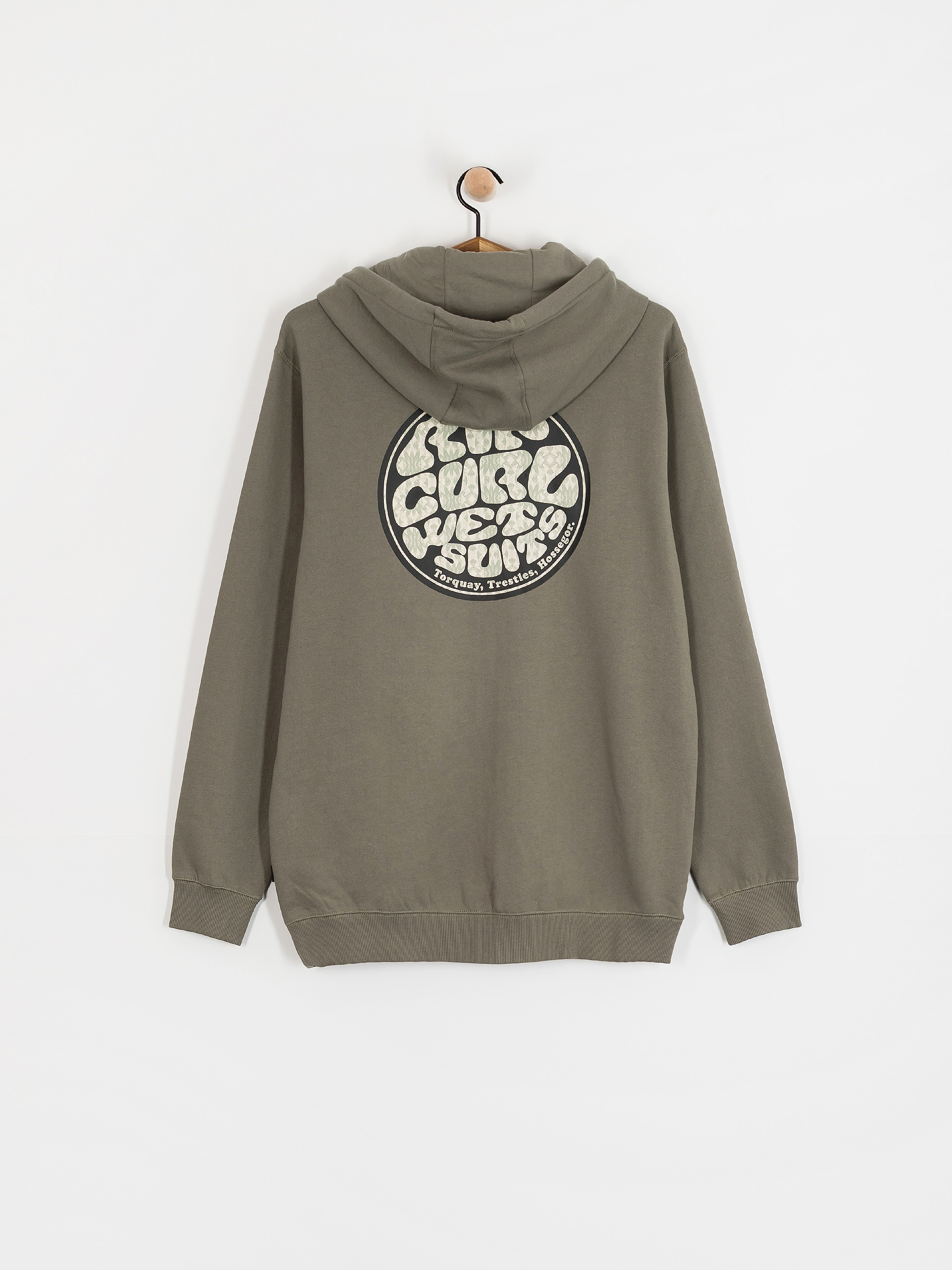 Hanorac cu glugă Rip Curl Wettie Passage Icon ZHD (cactus green)