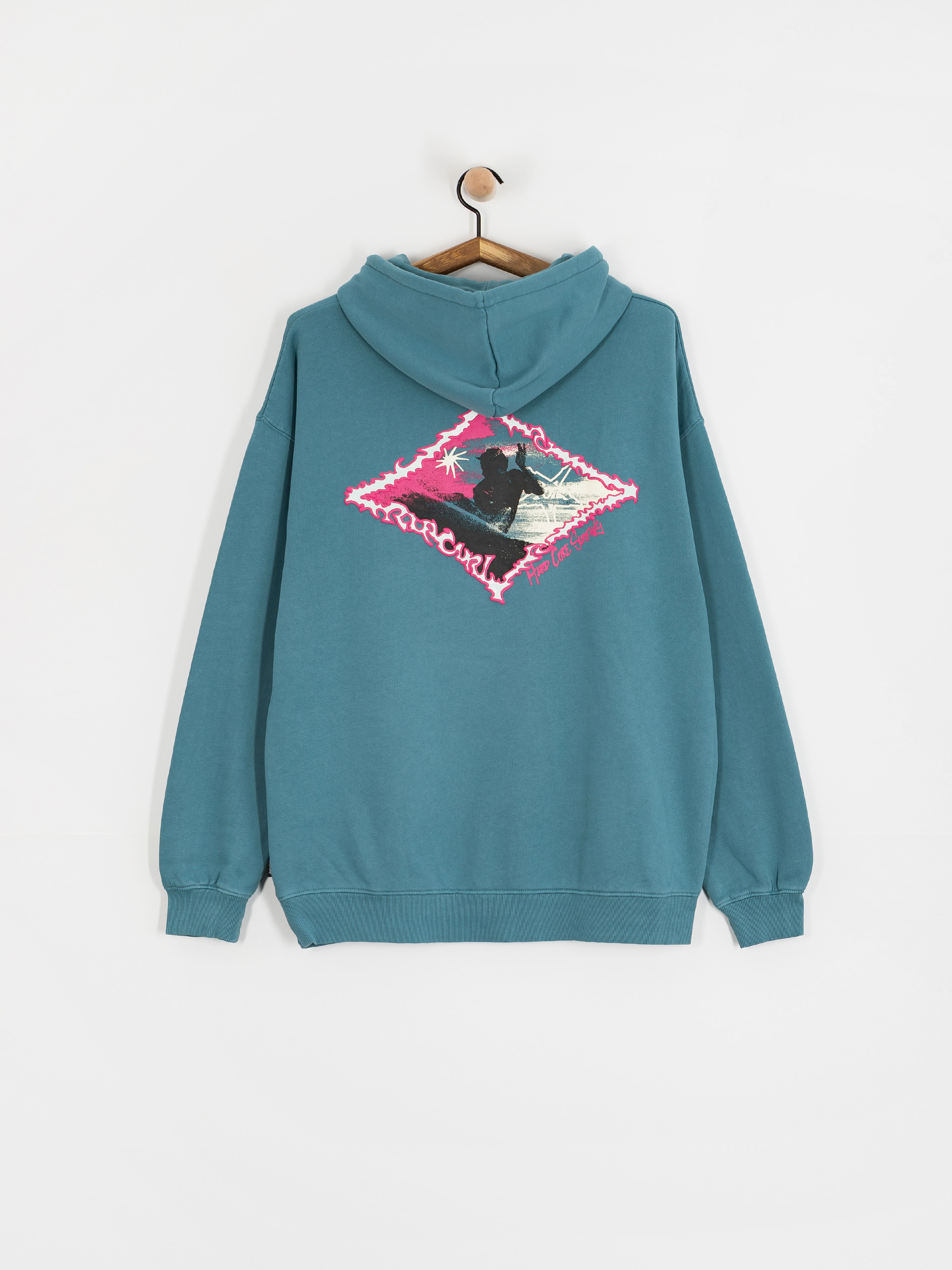 Hanorac cu glugă Rip Curl Raw Energy HD (storm blue)