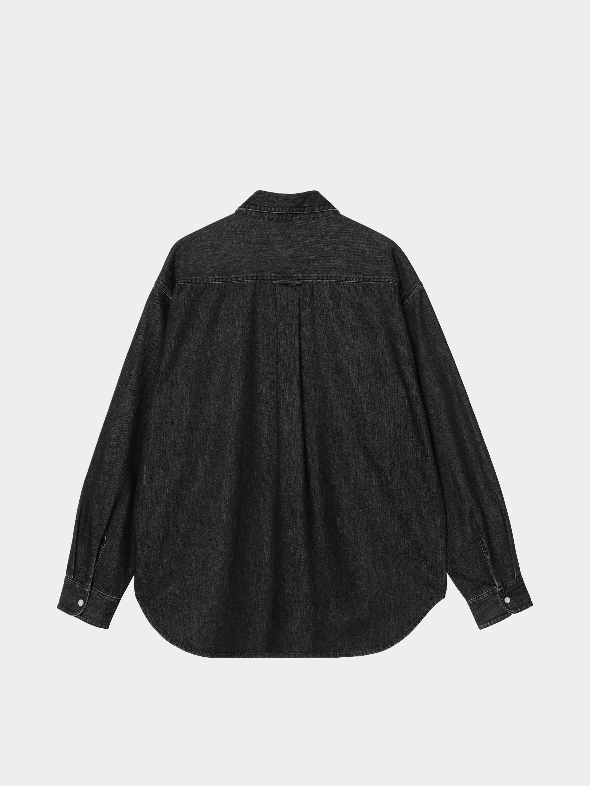 Cămașă Carhartt WIP Lucas (black/stone washed)