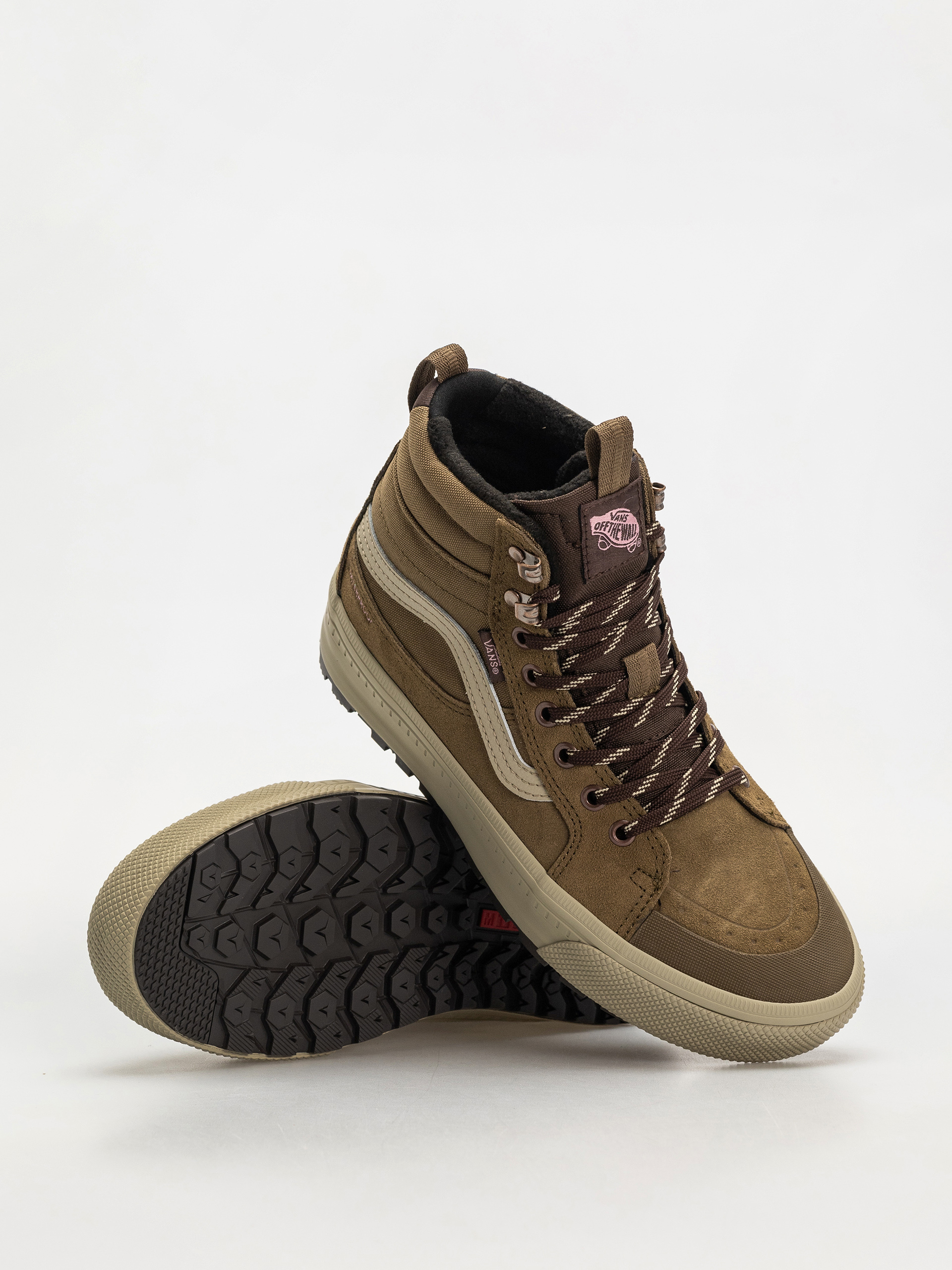 Pantofi Vans Mte Sk8 Hi Waterproof Insulated (brown/pink)