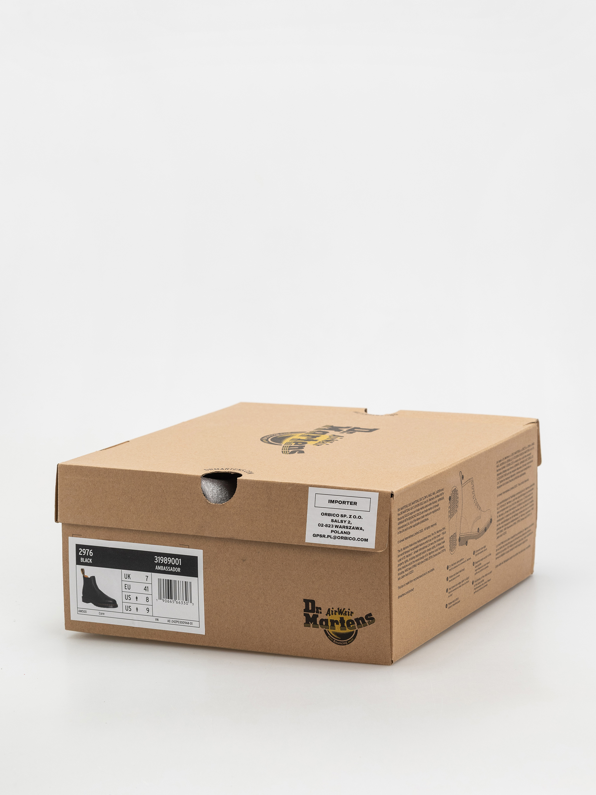 Pantofi Dr. Martens 2976 Chelsea (black ambassador)