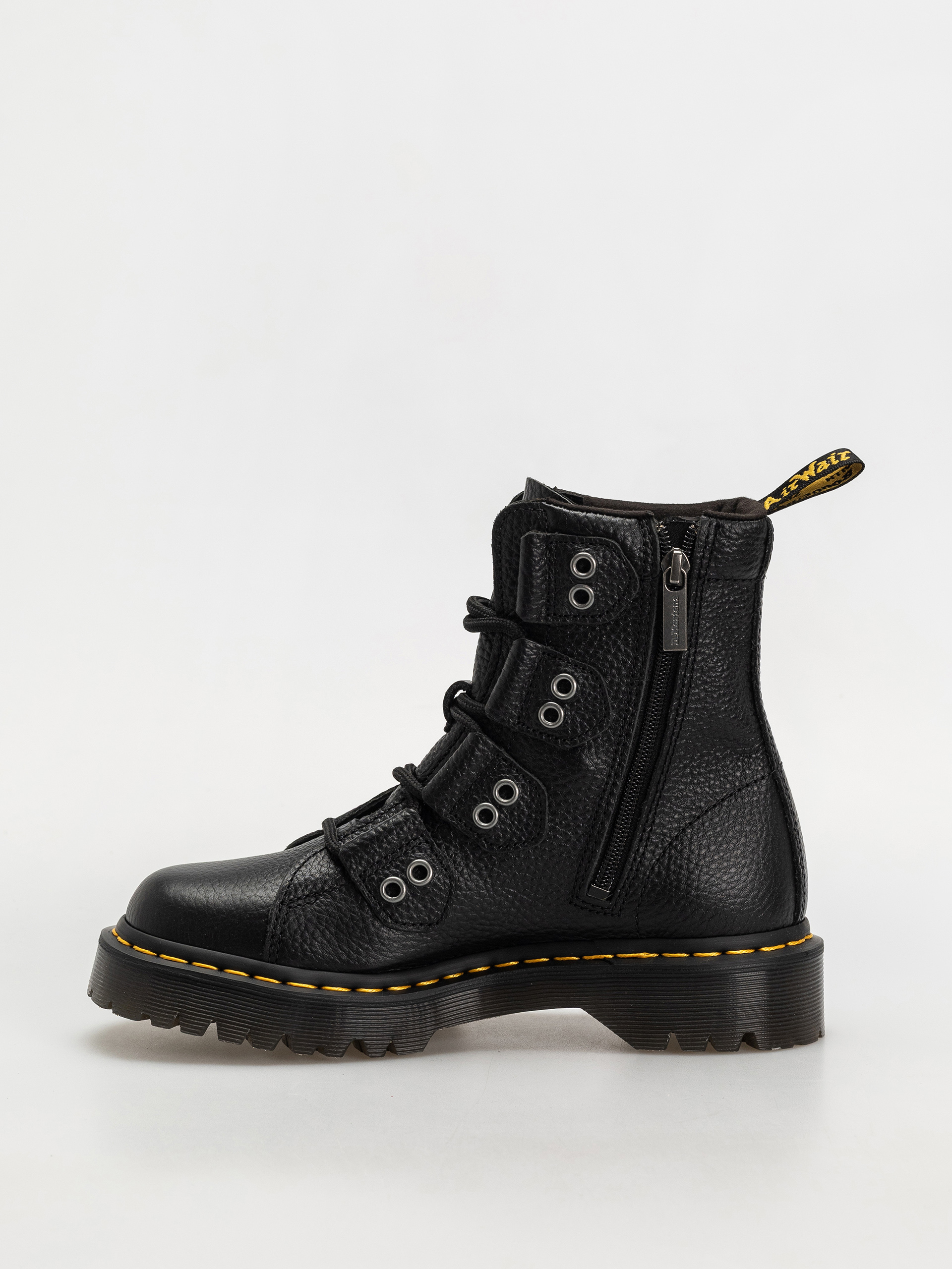 Pantofi Dr. Martens 1460 LTT 4 Tie Wmn (black milled nappa)
