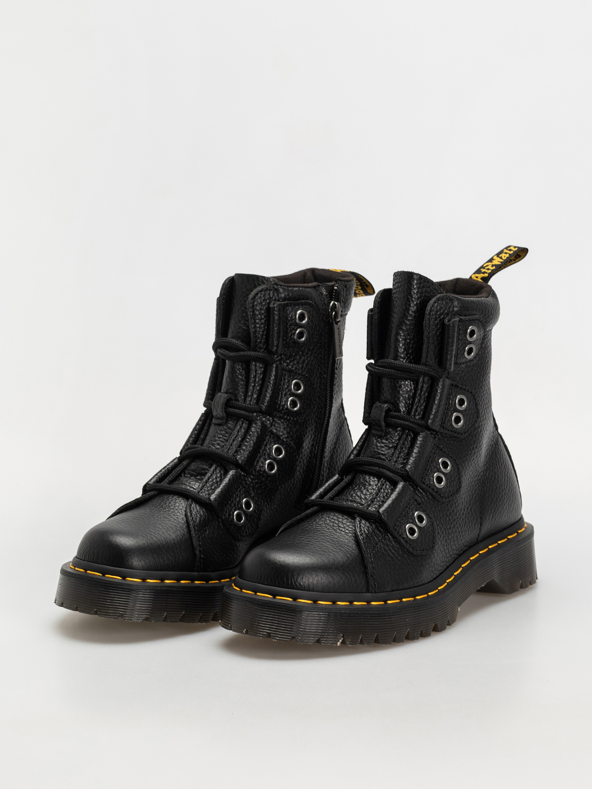 Pantofi Dr. Martens 1460 LTT 4 Tie Wmn (black milled nappa)