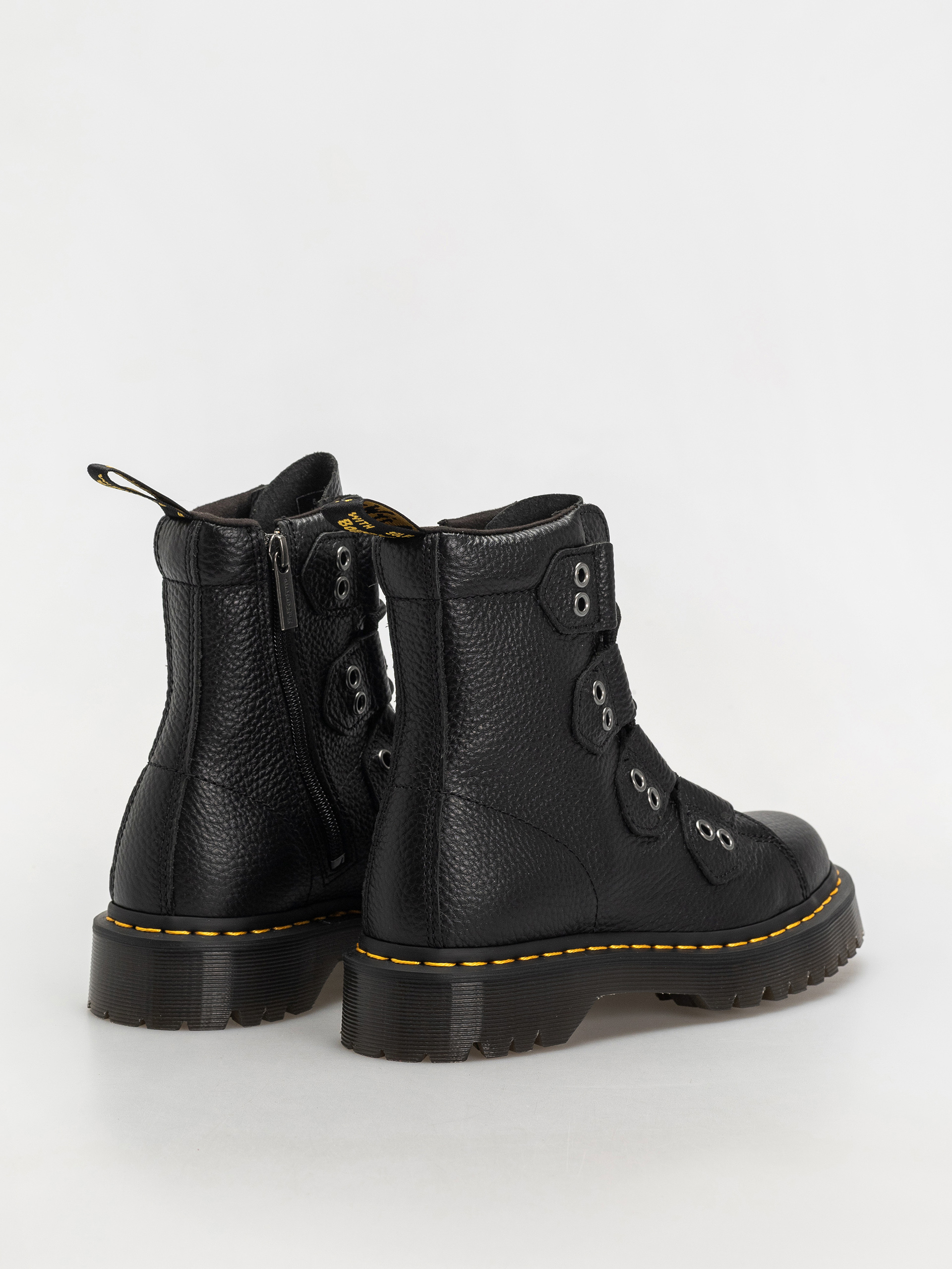 Pantofi Dr. Martens 1460 LTT 4 Tie Wmn (black milled nappa)