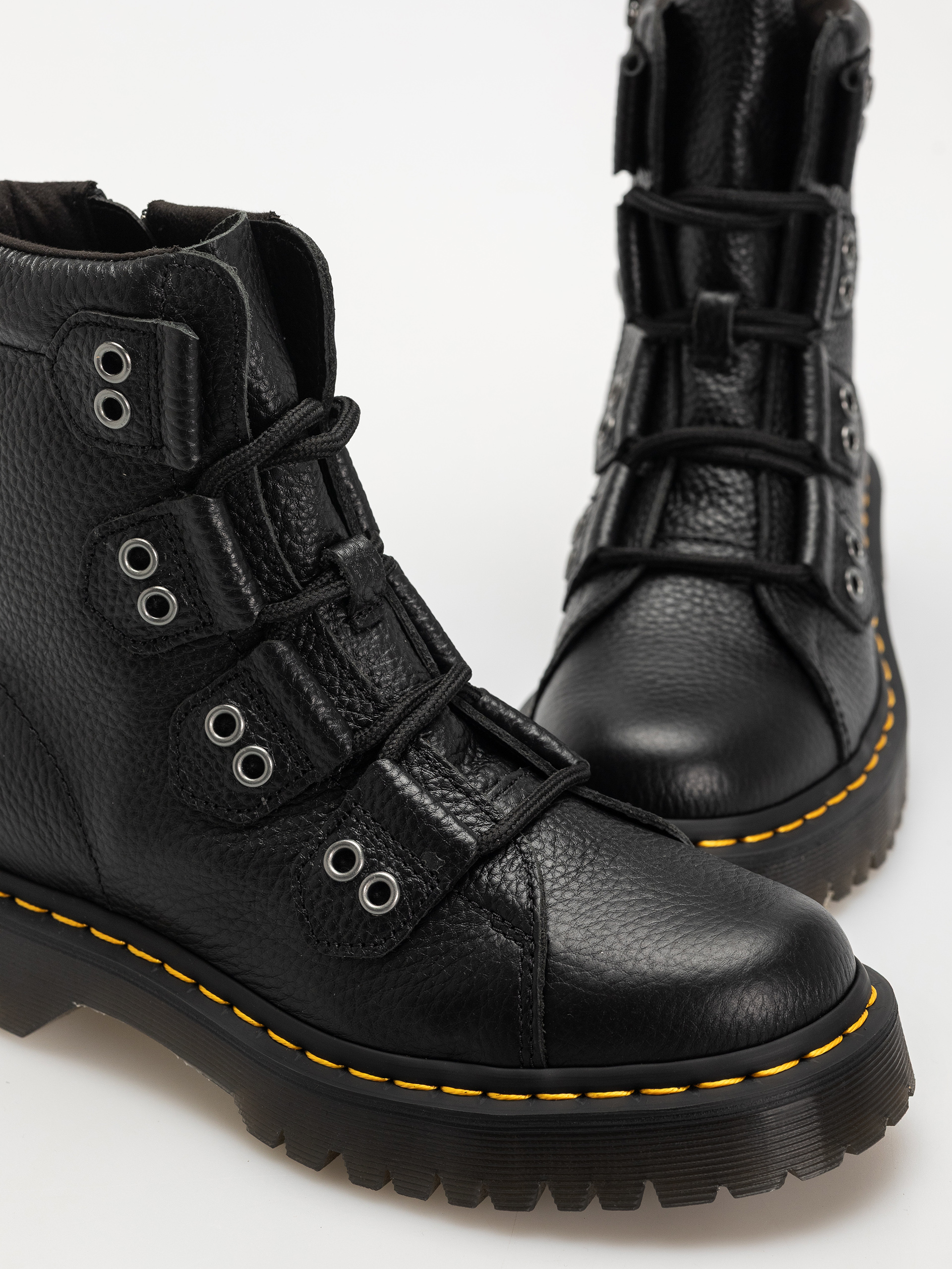 Pantofi Dr. Martens 1460 LTT 4 Tie Wmn (black milled nappa)