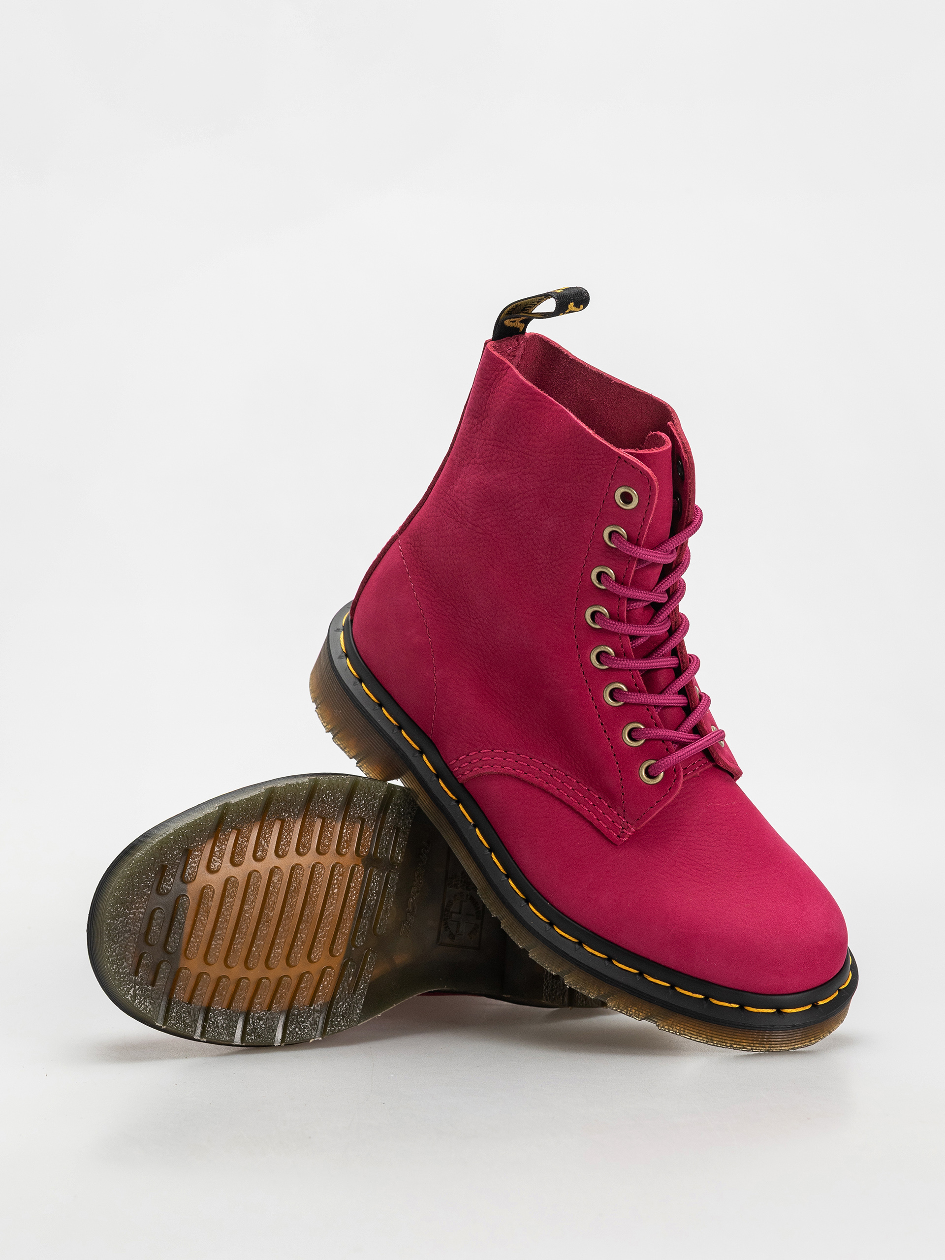 Pantofi Dr. Martens 1460 Pascal (fuchsia pink milled nubuck rb)