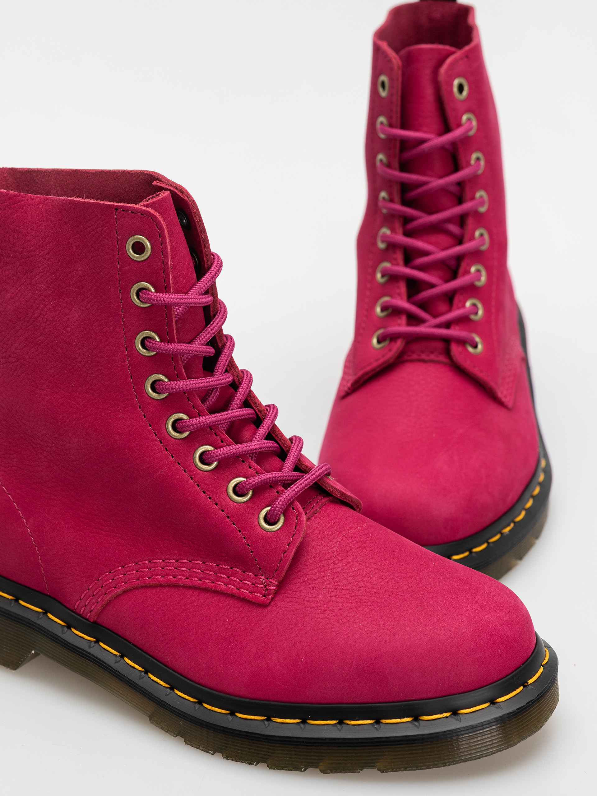 Pantofi Dr. Martens 1460 Pascal (fuchsia pink milled nubuck rb)