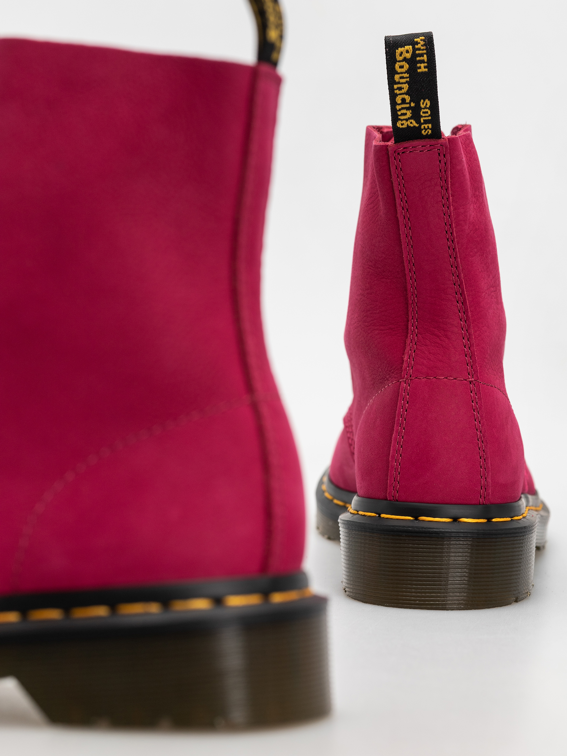 Pantofi Dr. Martens 1460 Pascal (fuchsia pink milled nubuck rb)