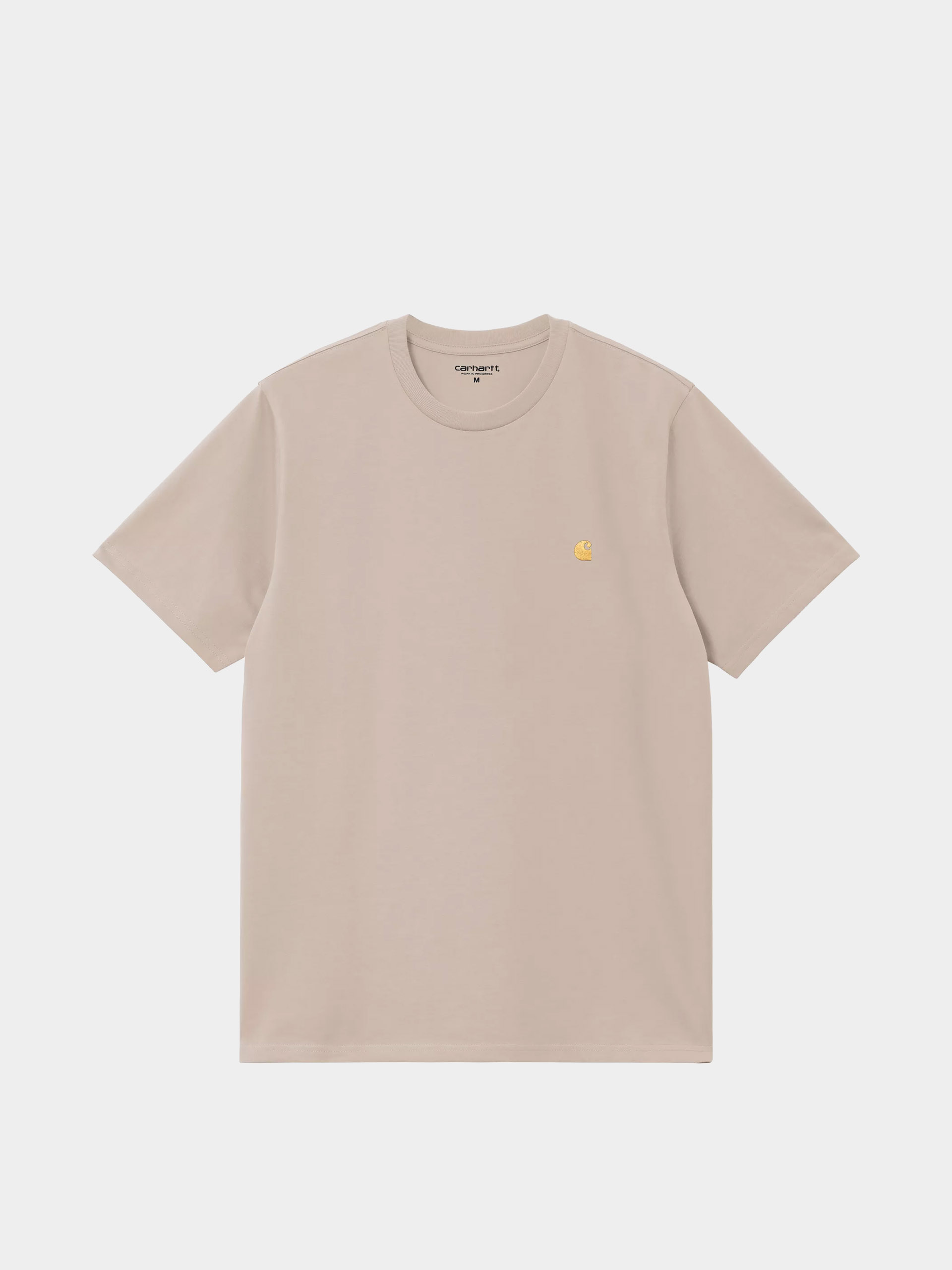 Tricou Carhartt WIP Chase (fleur de sel/gold)