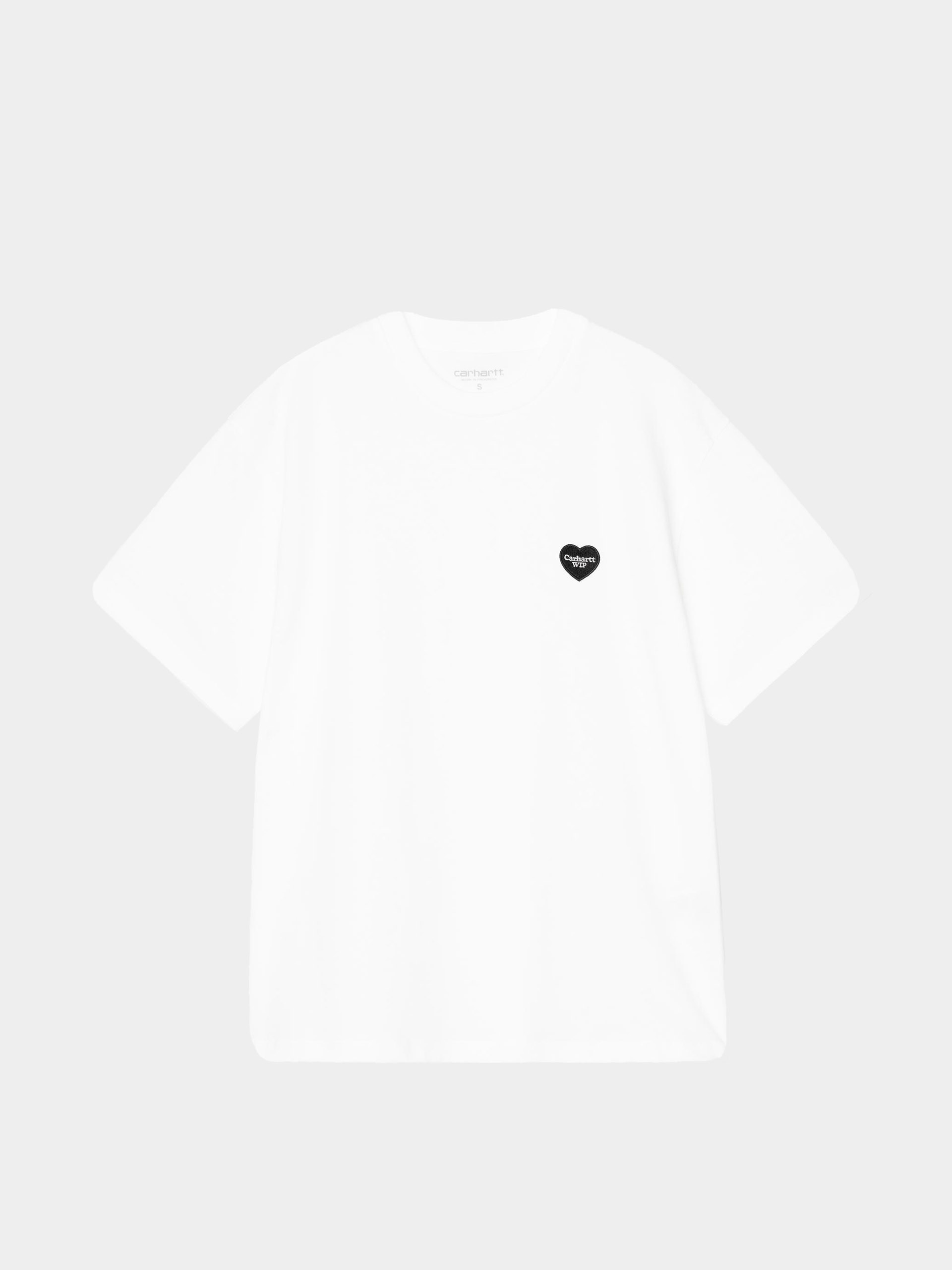 Tricou Carhartt WIP Heart Patch Wmn (white/black)