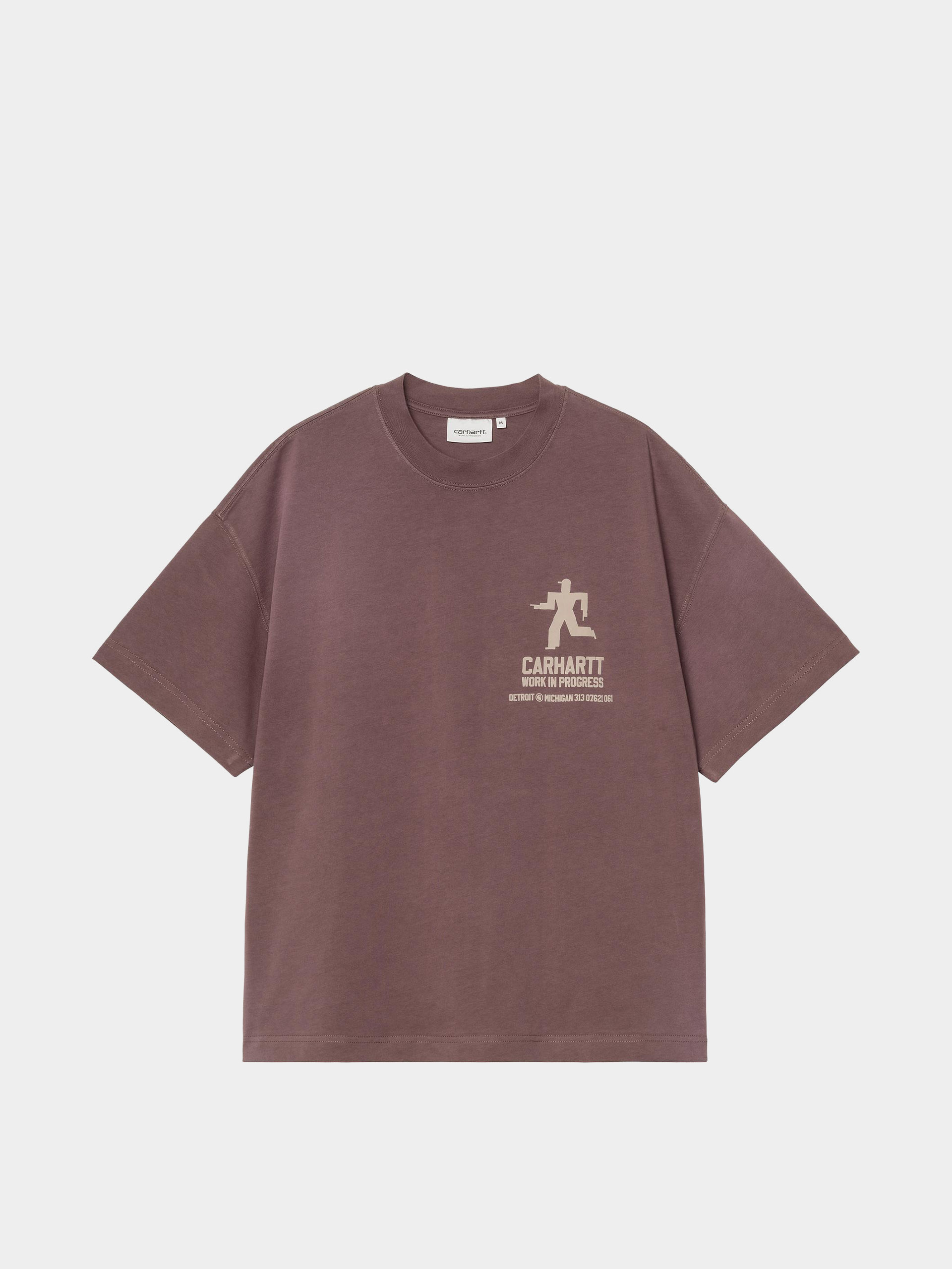Tricou Carhartt WIP Distance (palisander/stone dyed)