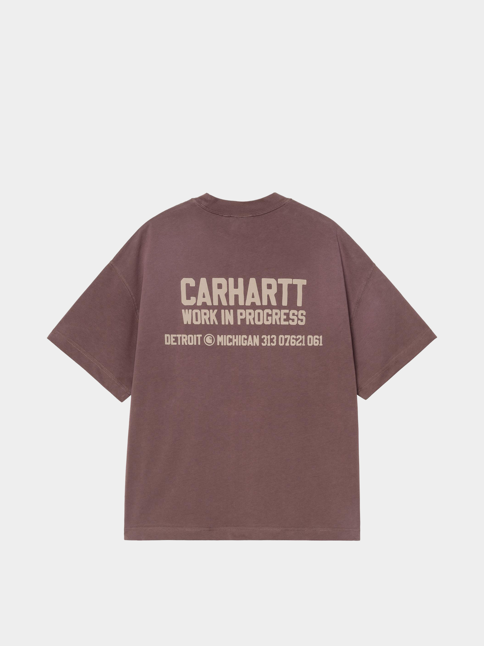 Tricou Carhartt WIP Distance (palisander/stone dyed)