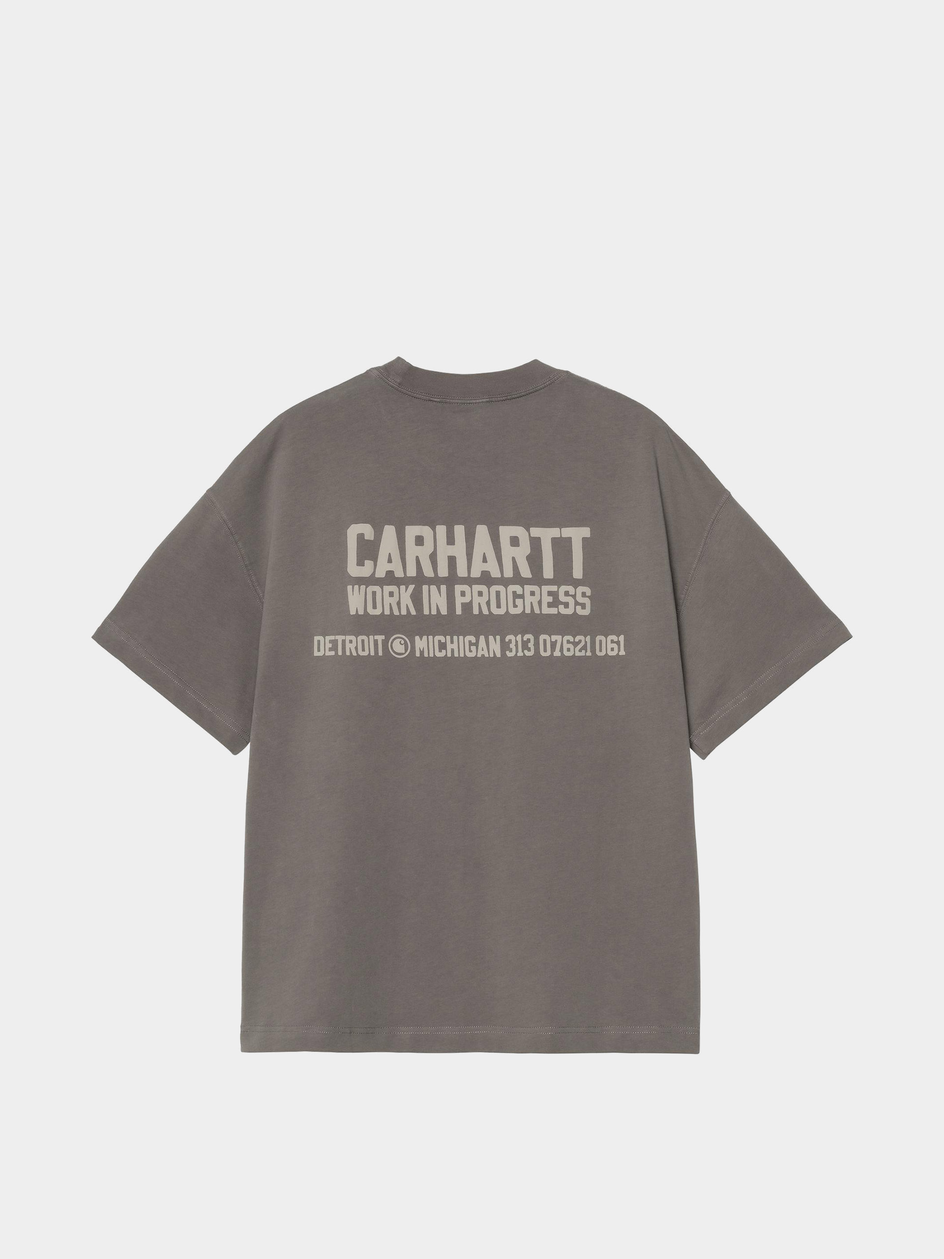 Tricou Carhartt WIP Distance (graphite/stone dyed)