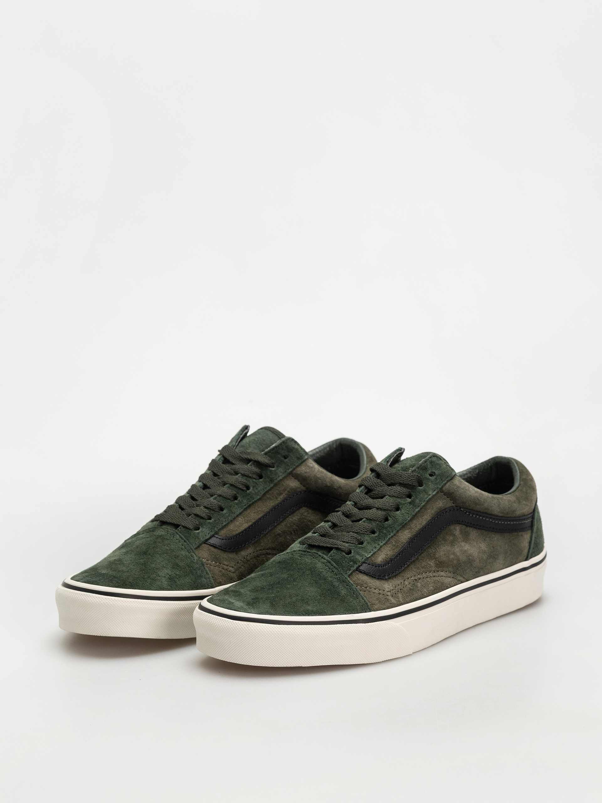 Pantofi Vans Old Skool (pig suede green/multi)