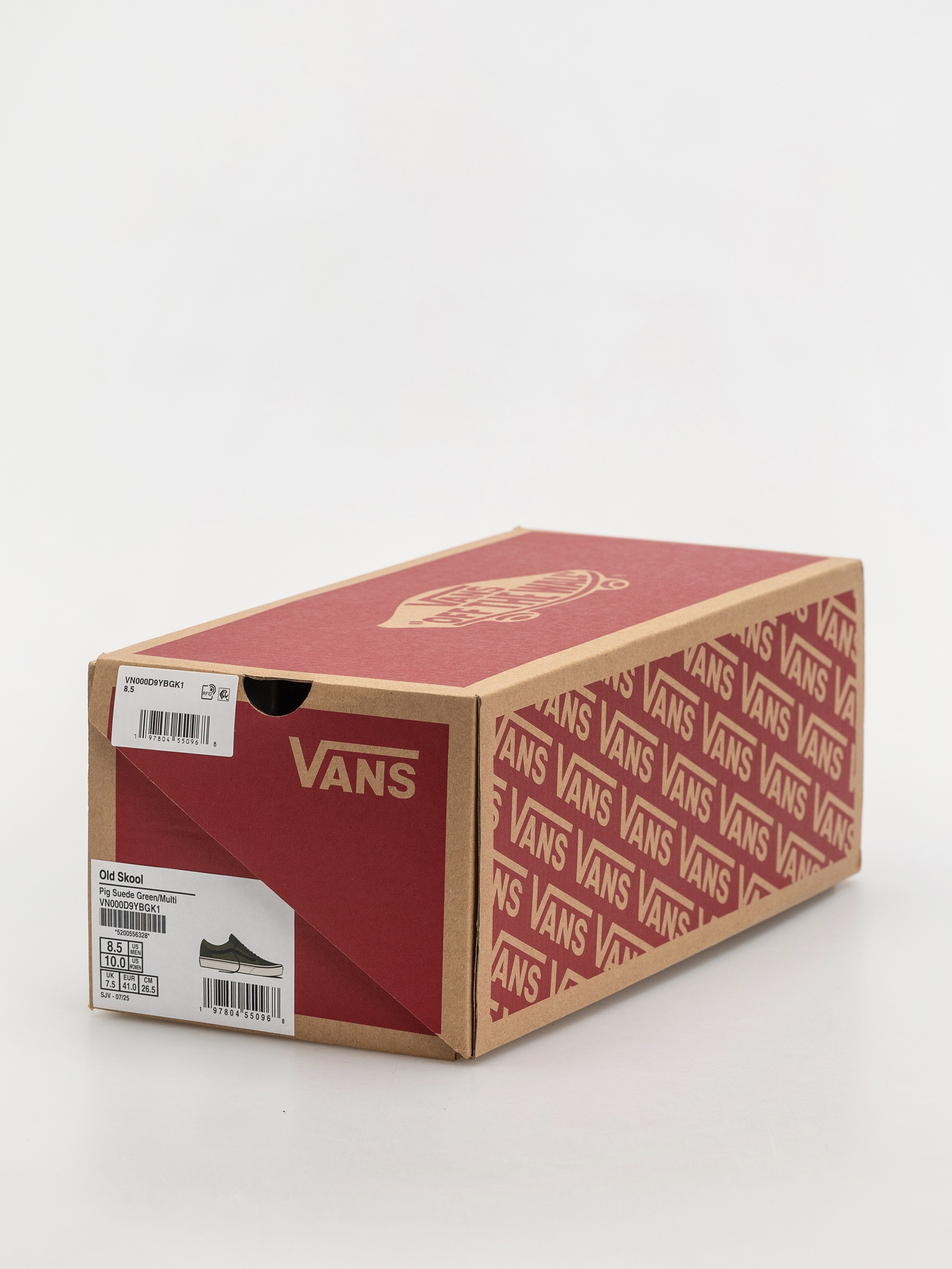 Pantofi Vans Old Skool (pig suede green/multi)