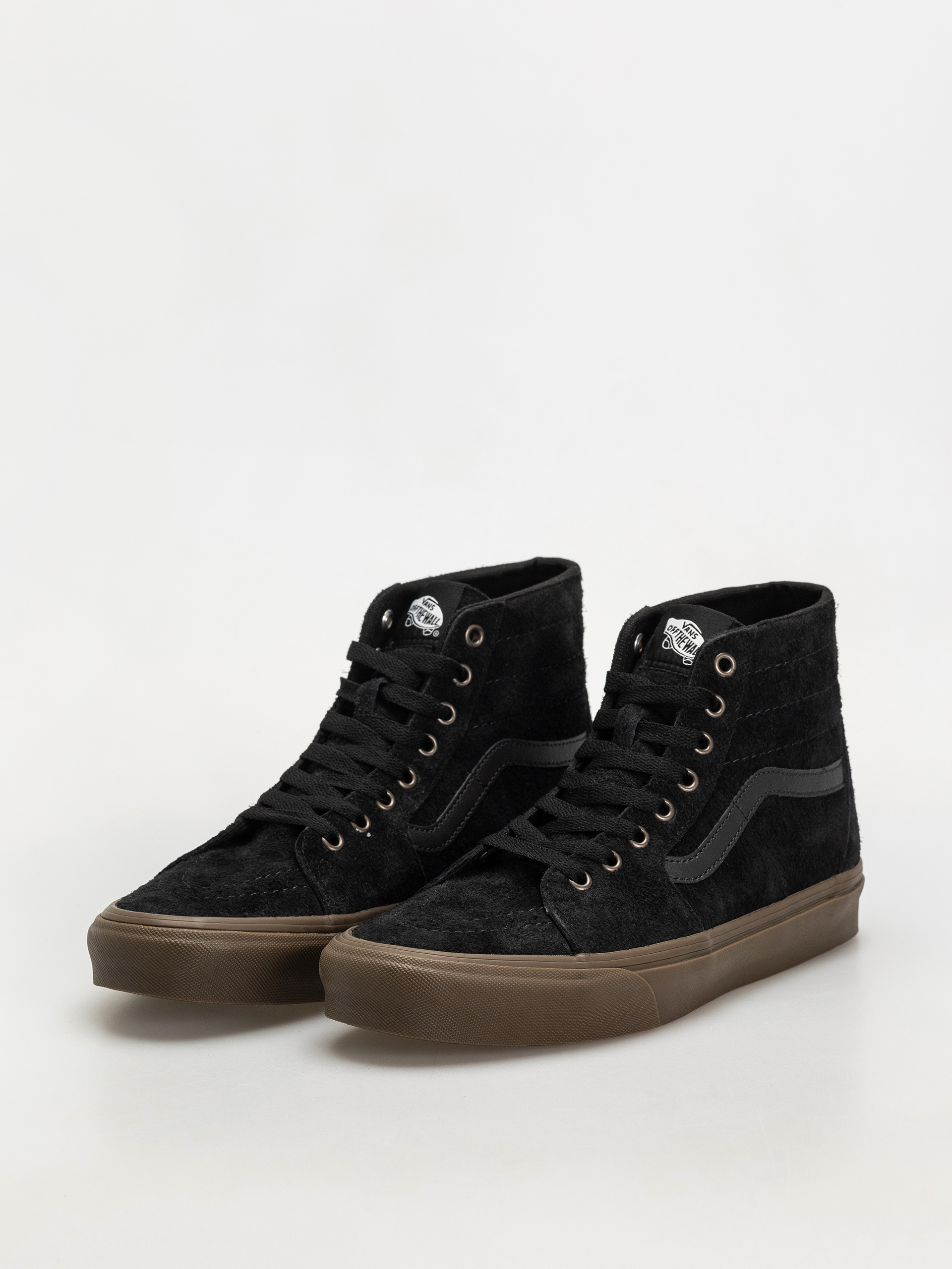 Pantofi Vans Sk8 Hi Tapered (hairy suede black/gum)