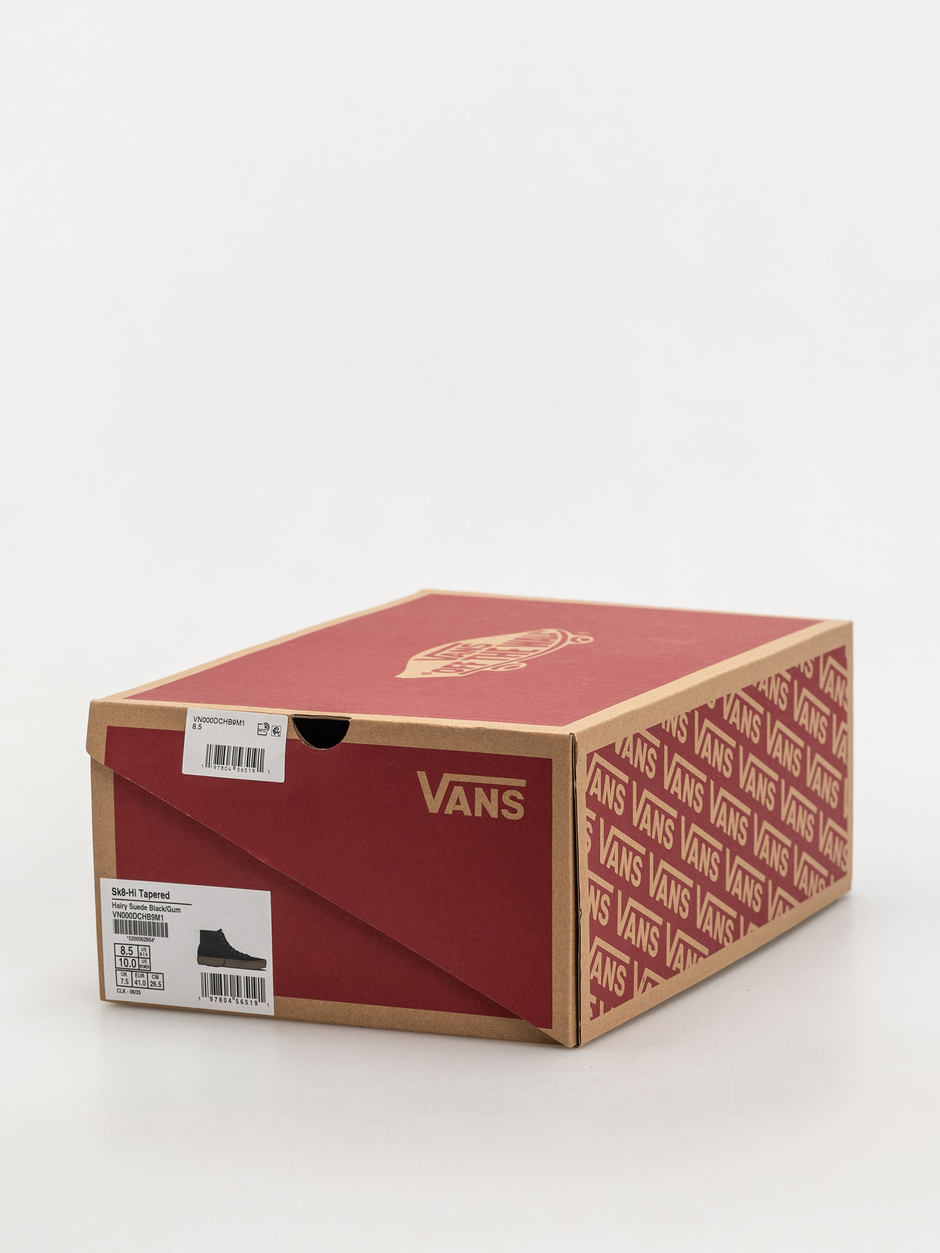 Pantofi Vans Sk8 Hi Tapered (hairy suede black/gum)