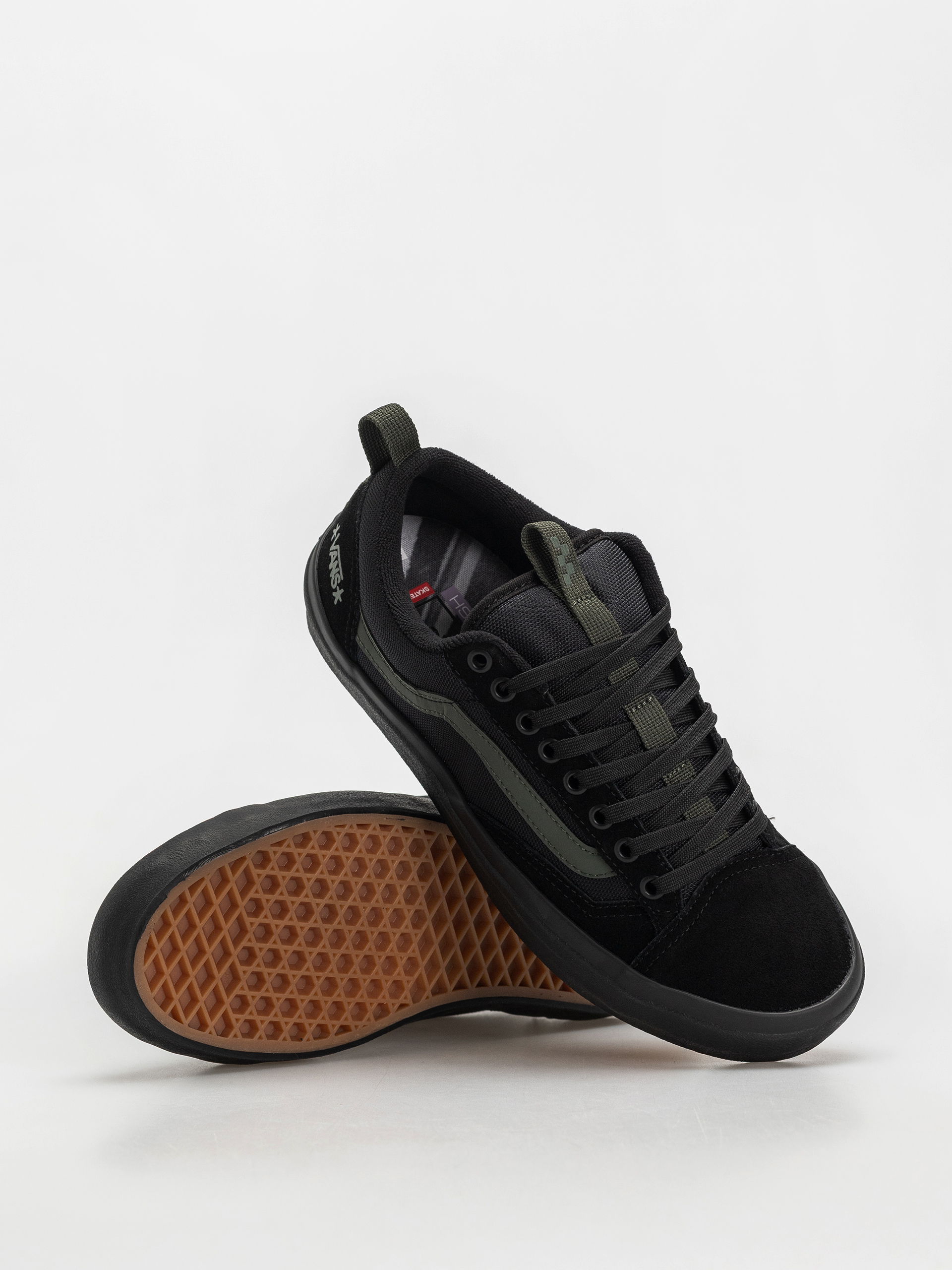 Pantofi Vans Skate Old Skool 36 + (atiba black/dark green)