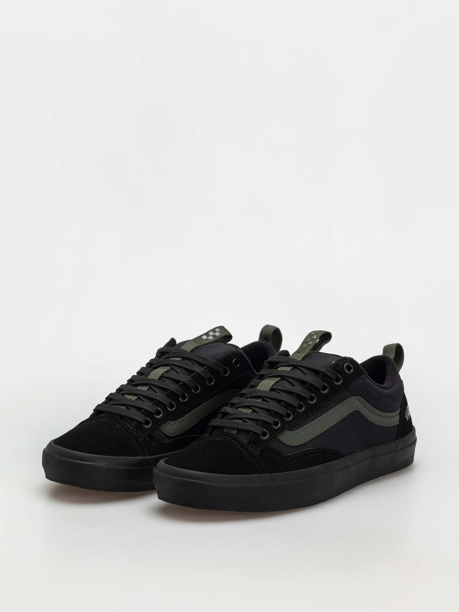 Pantofi Vans Skate Old Skool 36 + (atiba black/dark green)