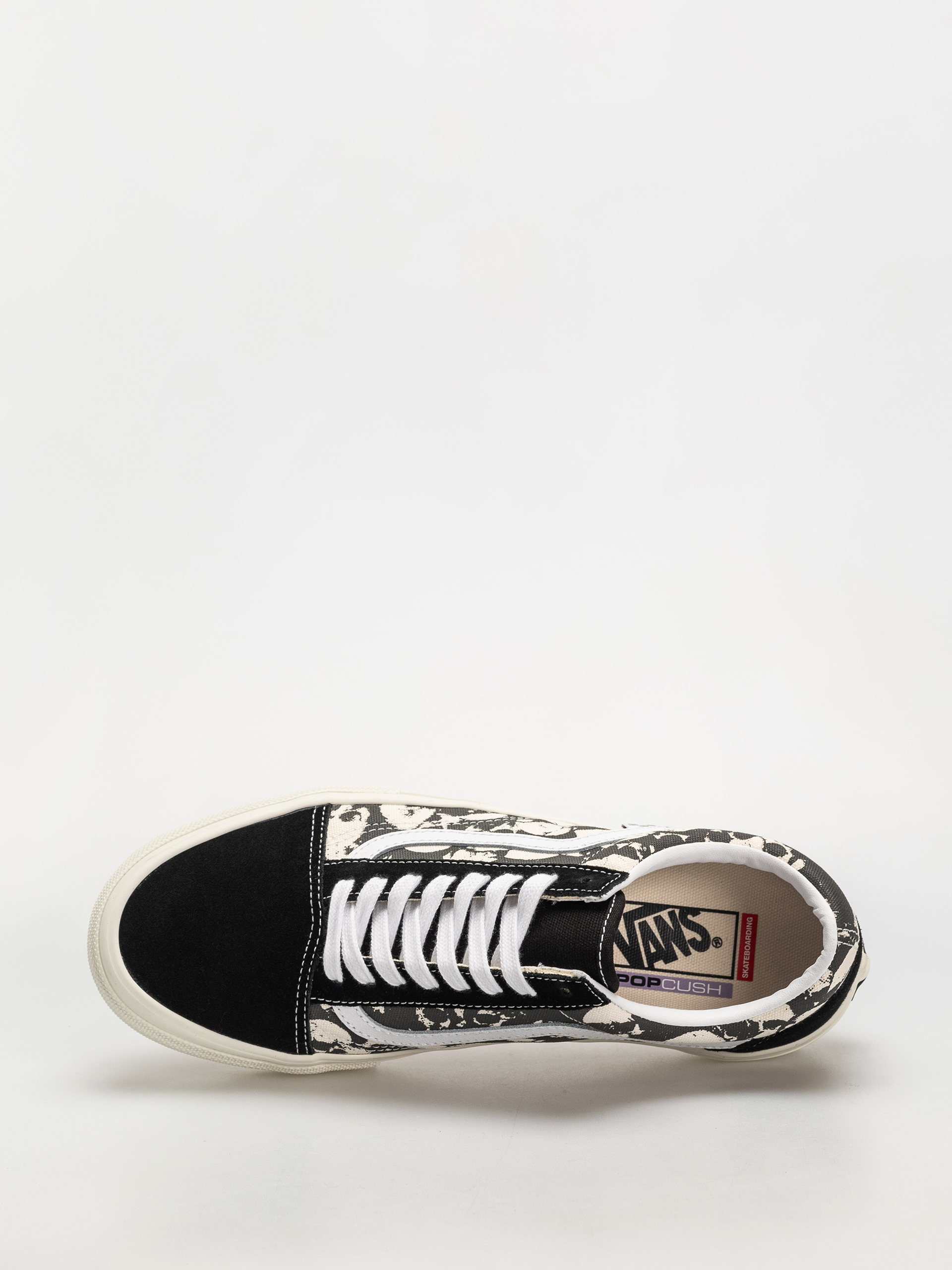 Pantofi Vans Skate Old Skool (skull pile black/white/gum)