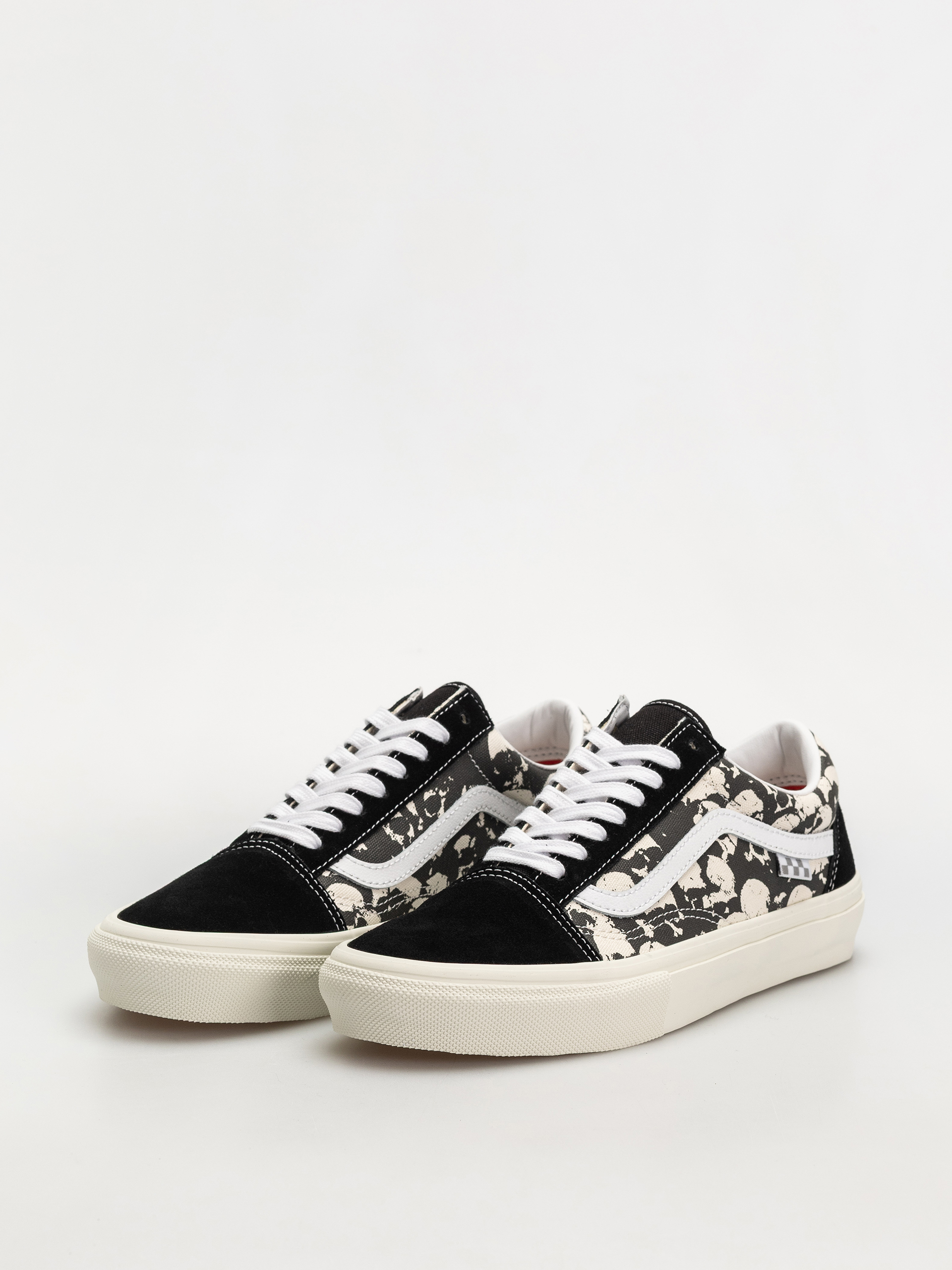 Pantofi Vans Skate Old Skool (skull pile black/white/gum)