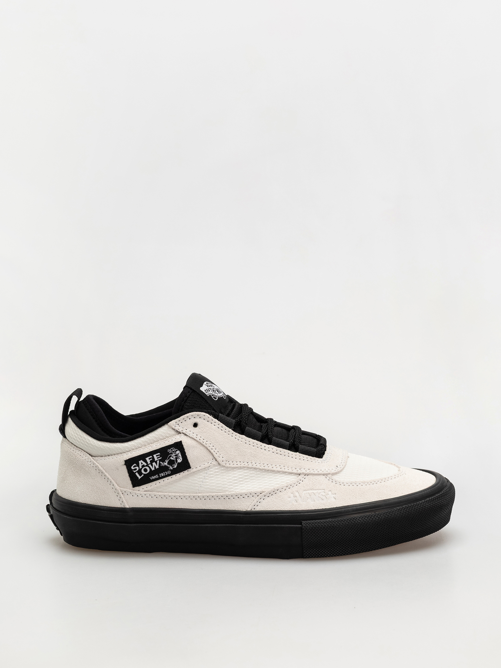 Pantofi Vans Skate Safe Low (atiba bone white/black)