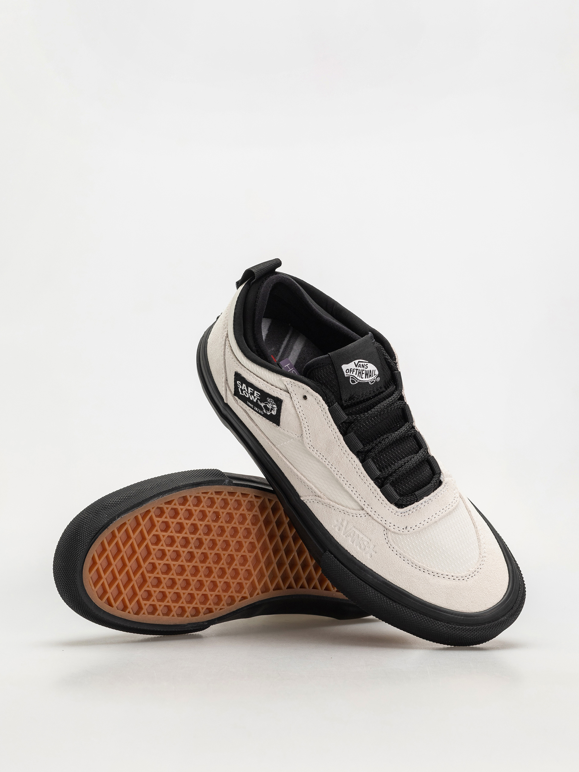 Pantofi Vans Skate Safe Low (atiba bone white/black)