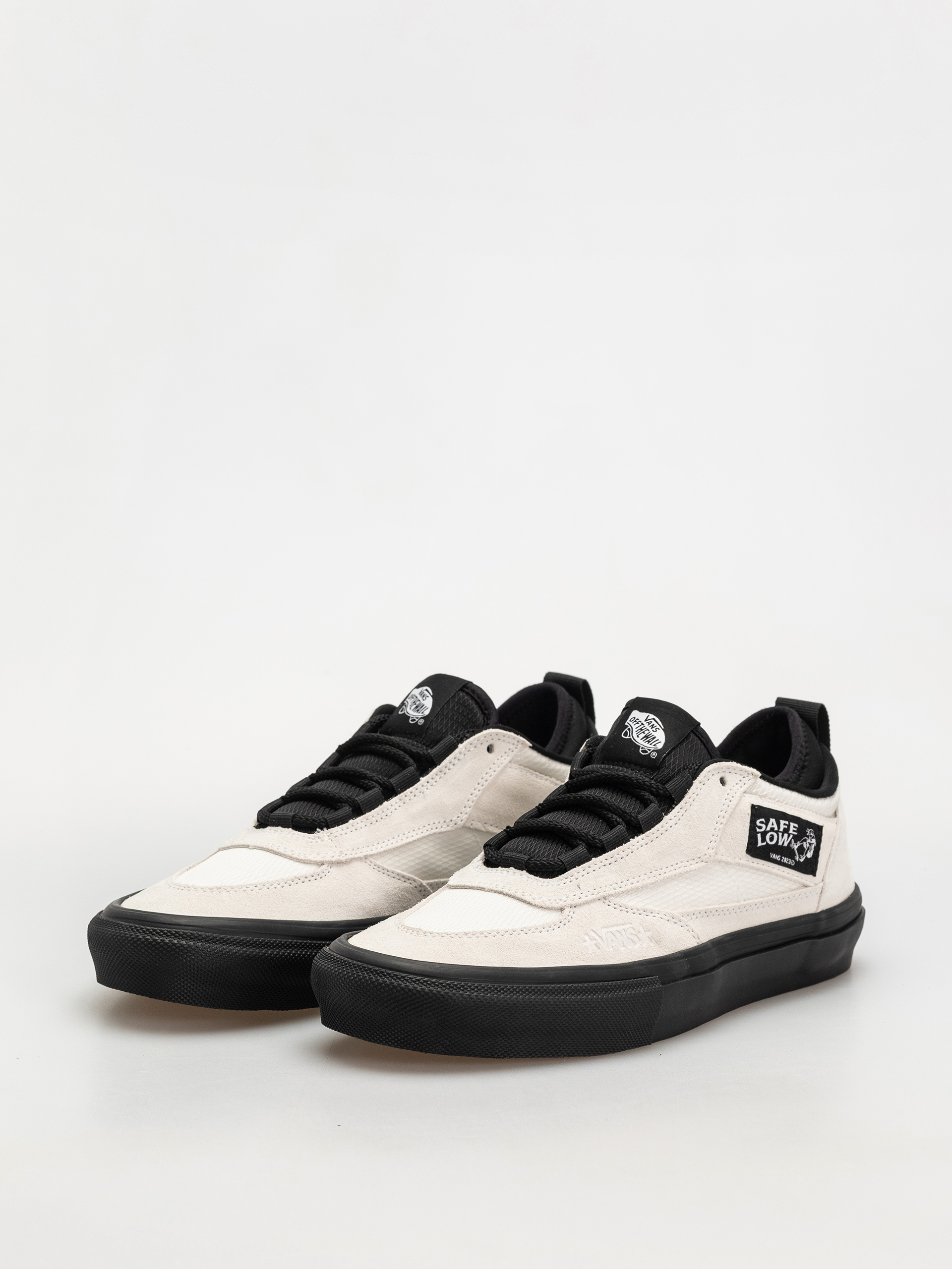 Pantofi Vans Skate Safe Low (atiba bone white/black)